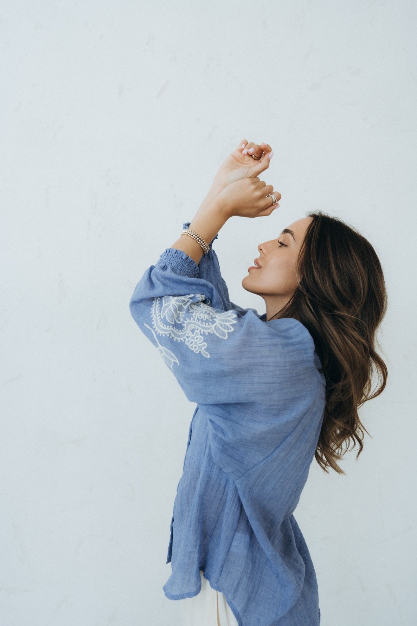 Bluse "NolaDLL" blue - Dein Lieblingsladen Concept