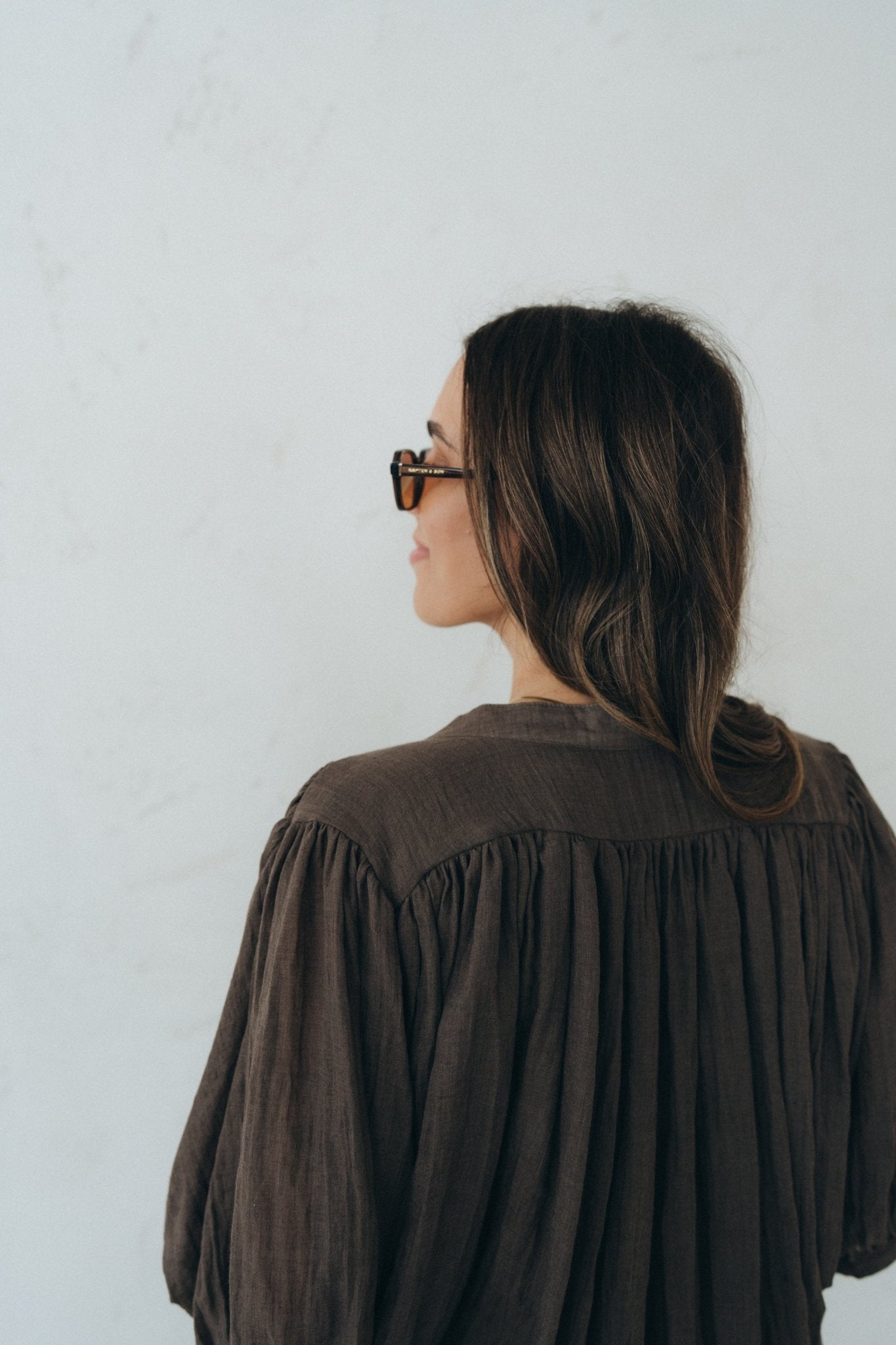 Bluse "VeloraDLL" brown - Dein Lieblingsladen Concept