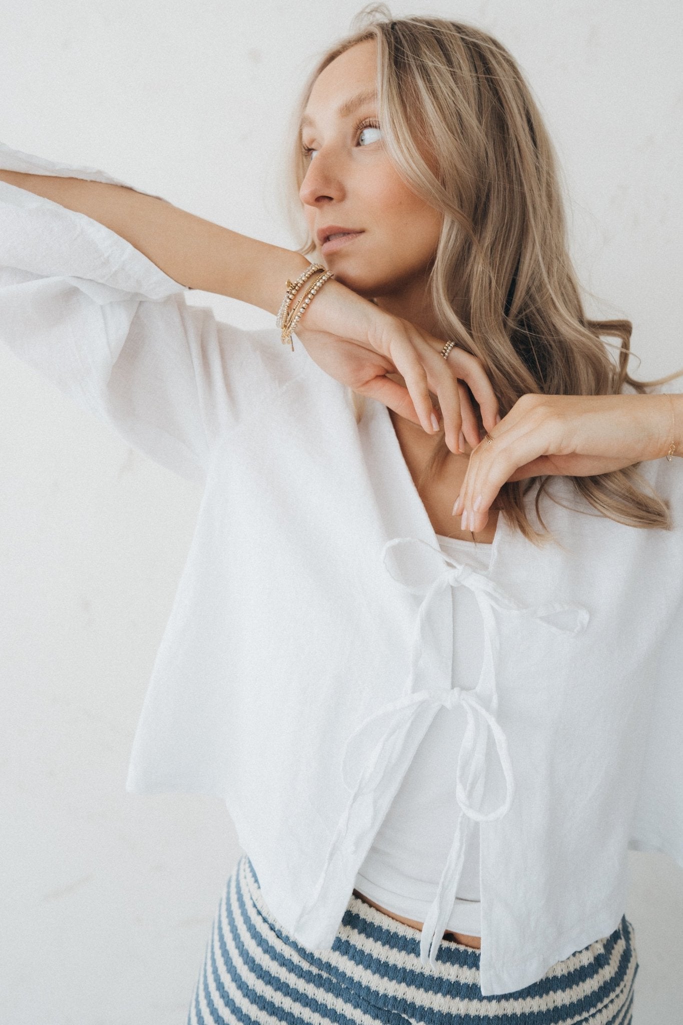 Bluse "SoleilDLL“ white - Dein Lieblingsladen Concept