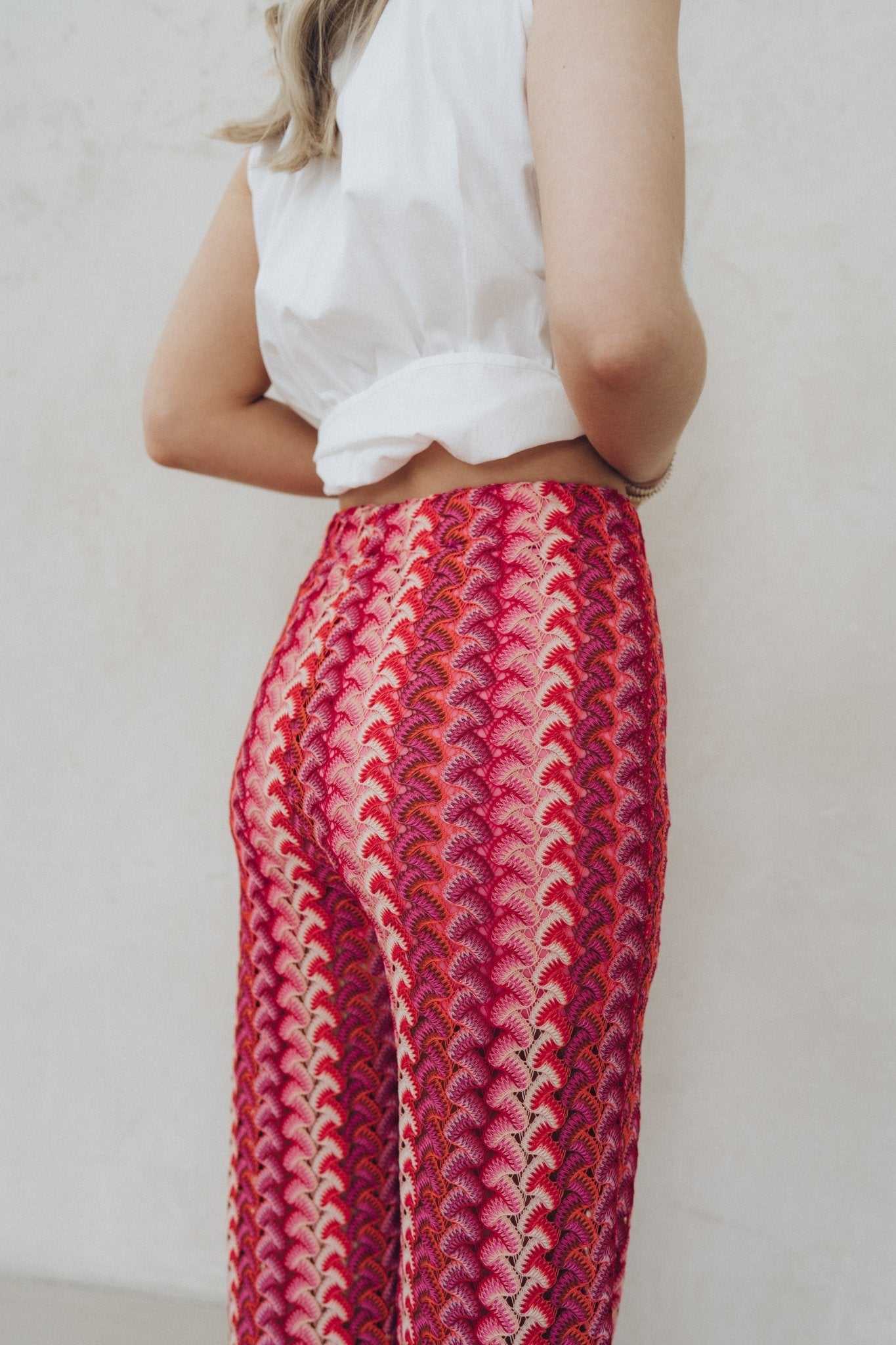 Hose "LouDLL" colorful pink - Dein Lieblingsladen Concept