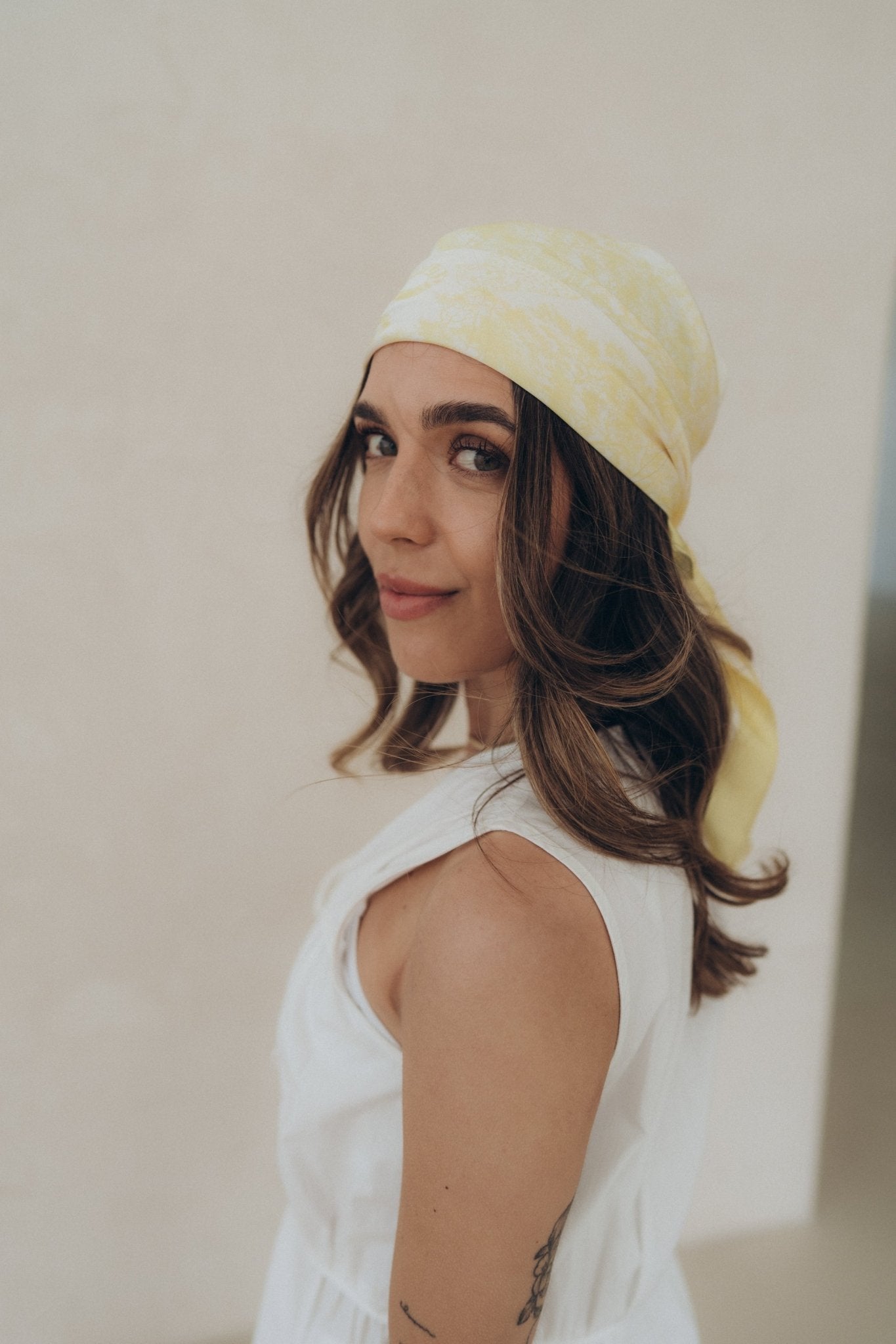 Tuch "LoreenDLL" yellow - Dein Lieblingsladen Concept