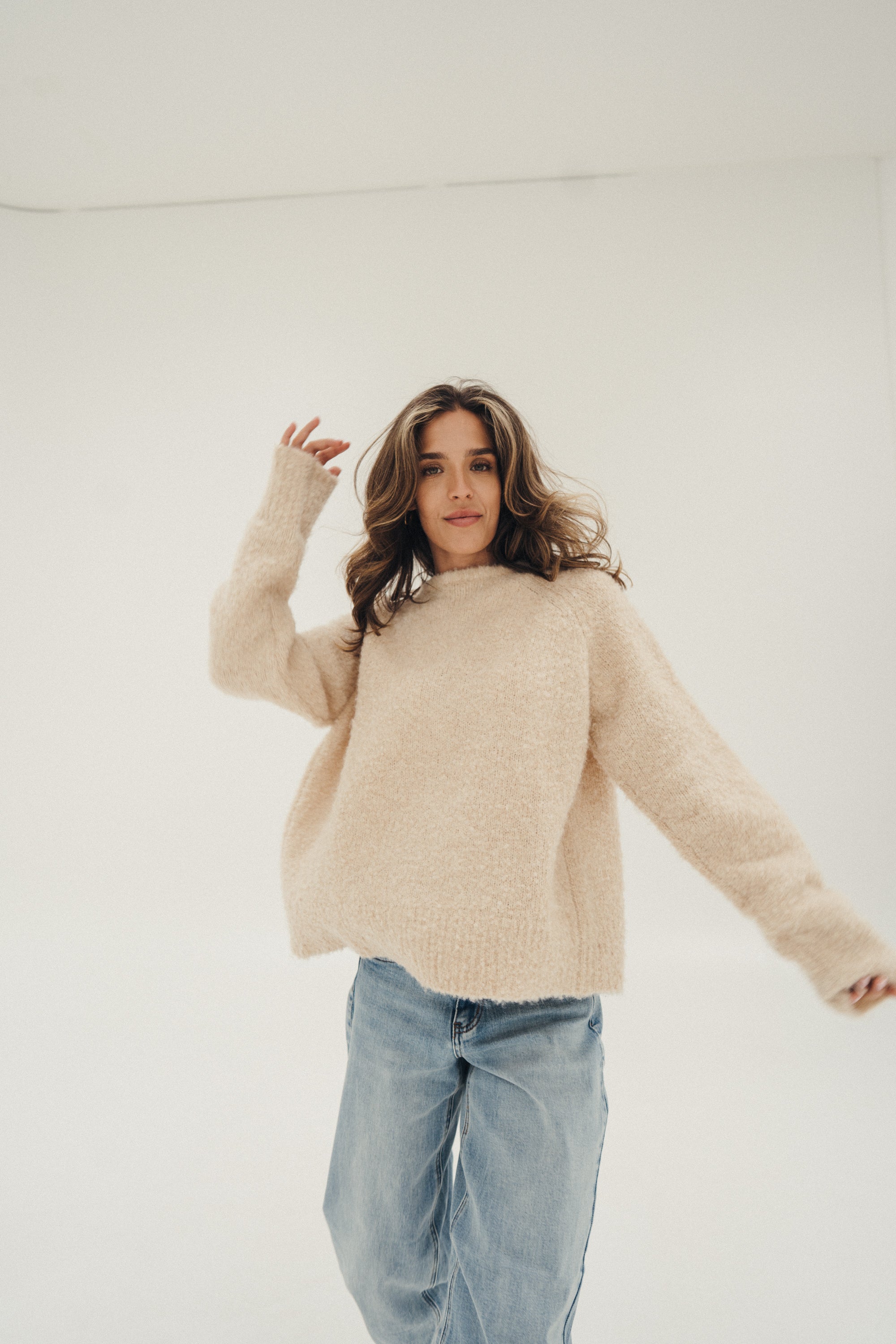 Cardigan "ThuridDLL" biscuit