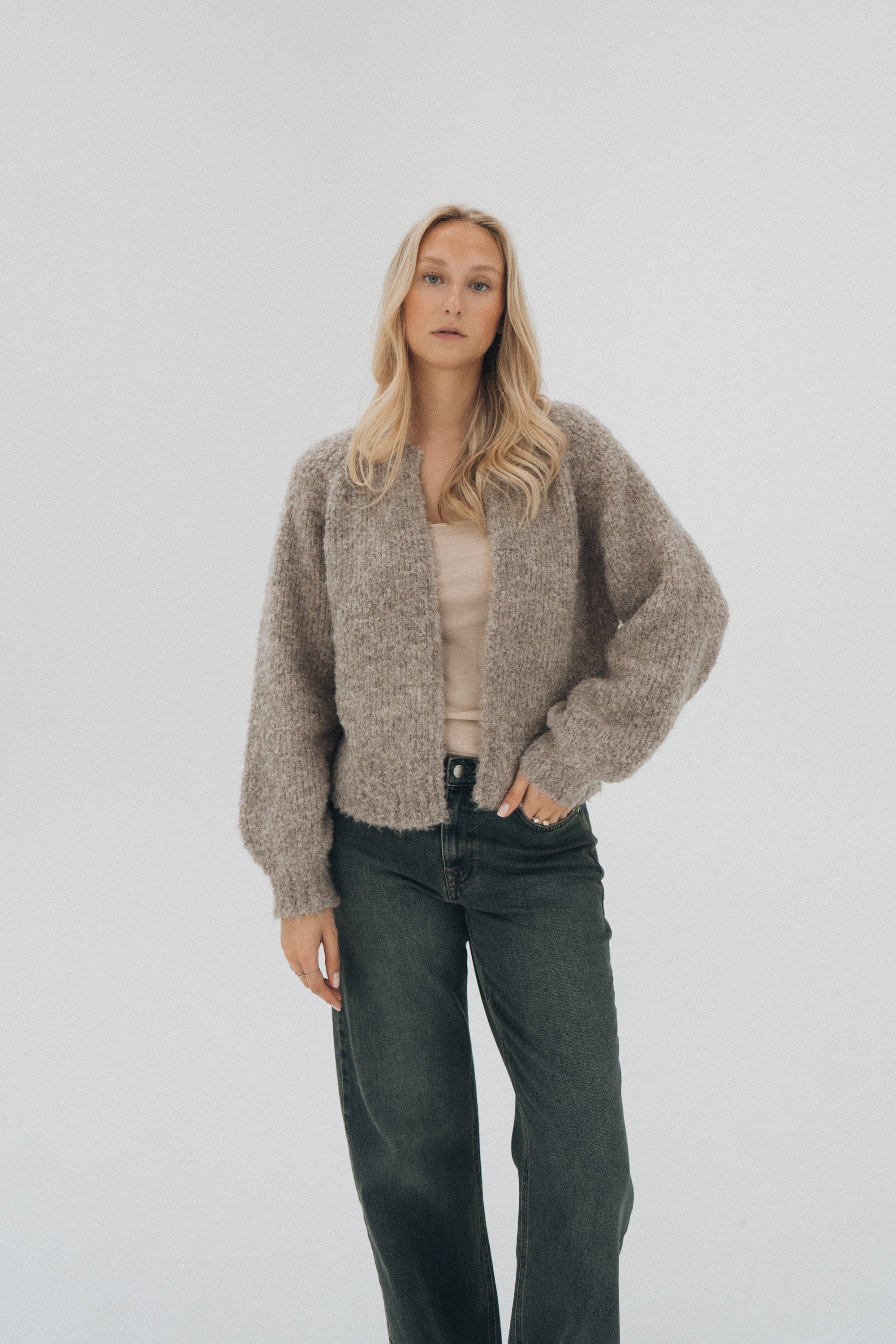 Cardigan "NoomiDLL" taupe