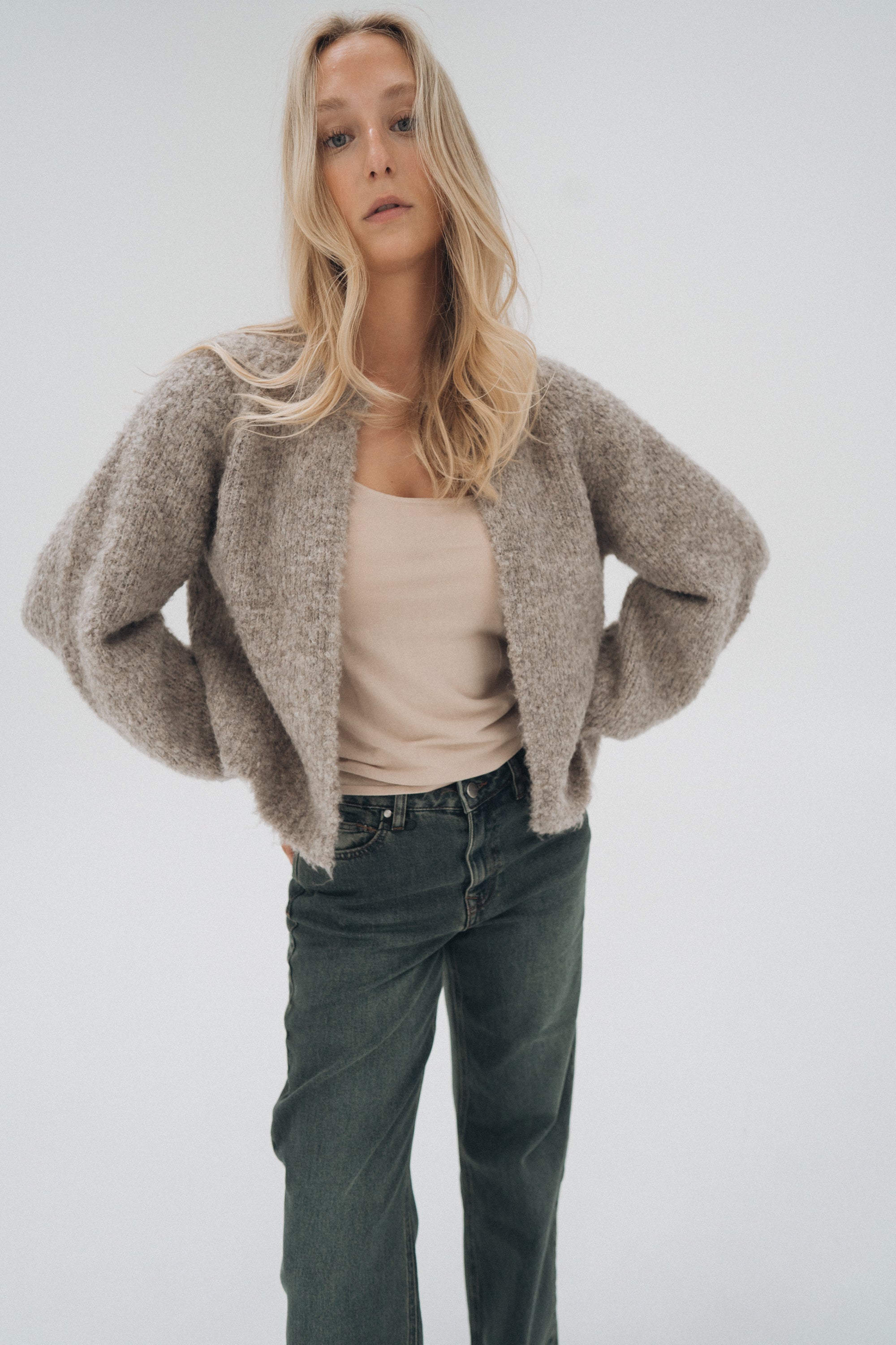 Cardigan "NoomiDLL" taupe