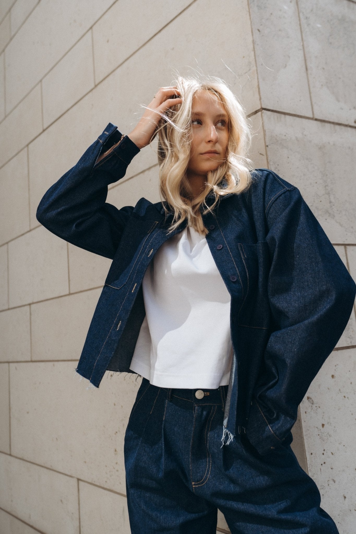 Jeanshemd "NaviaDLL" dark jeansblue - Dein Lieblingsladen Concept