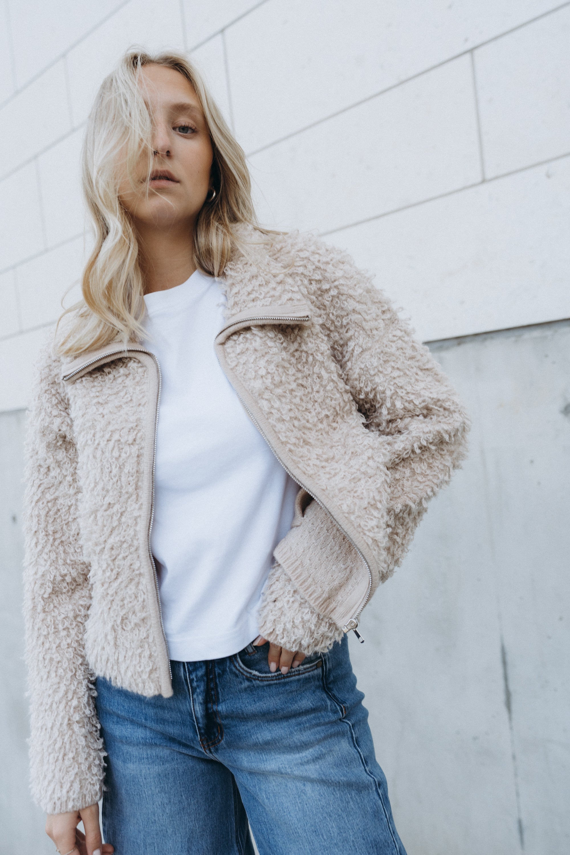 Zotteljacke "NaokoDLL" sand