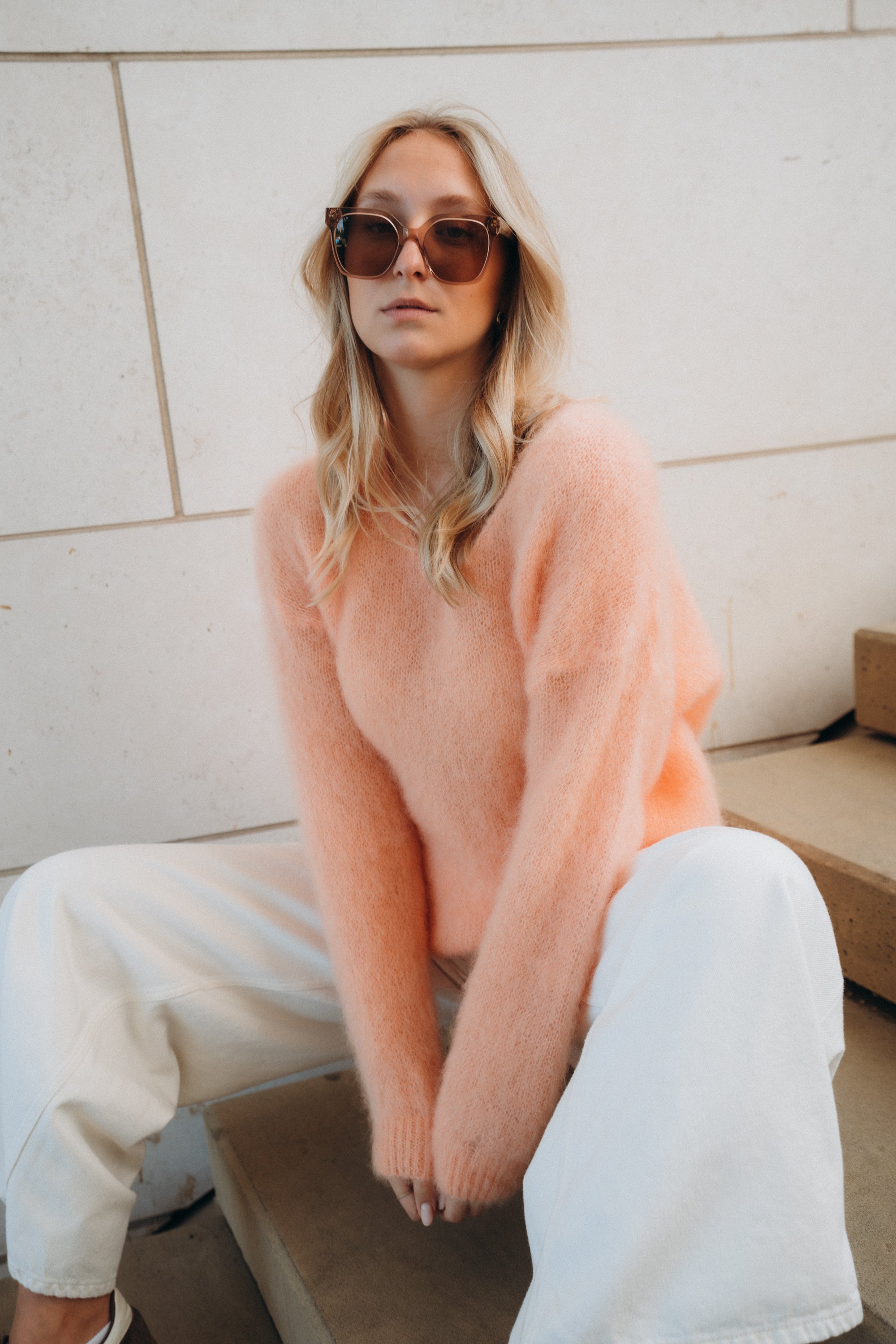 Pullover „PascalaDLL“ peach