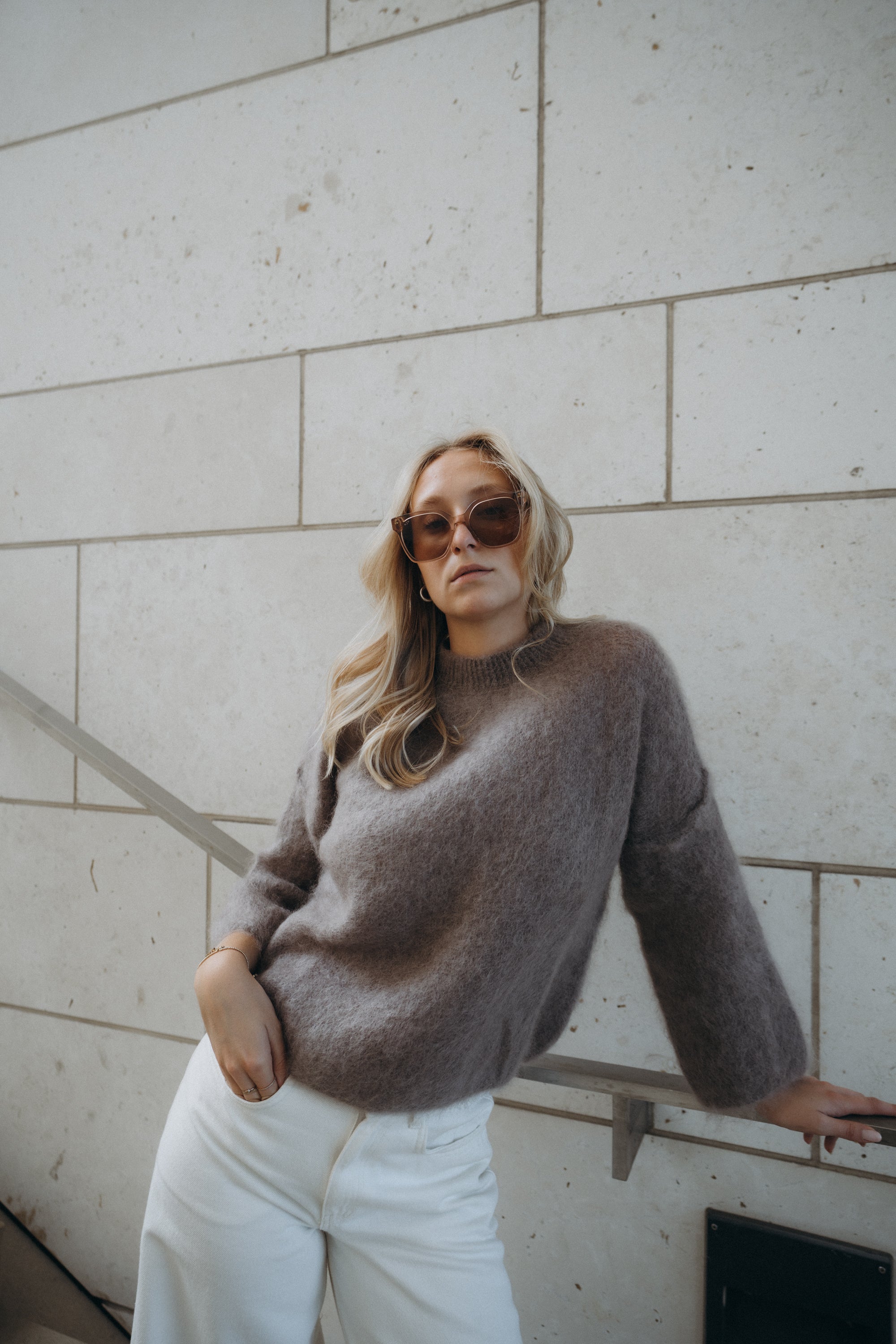 Pullover "NylaDLL" fango