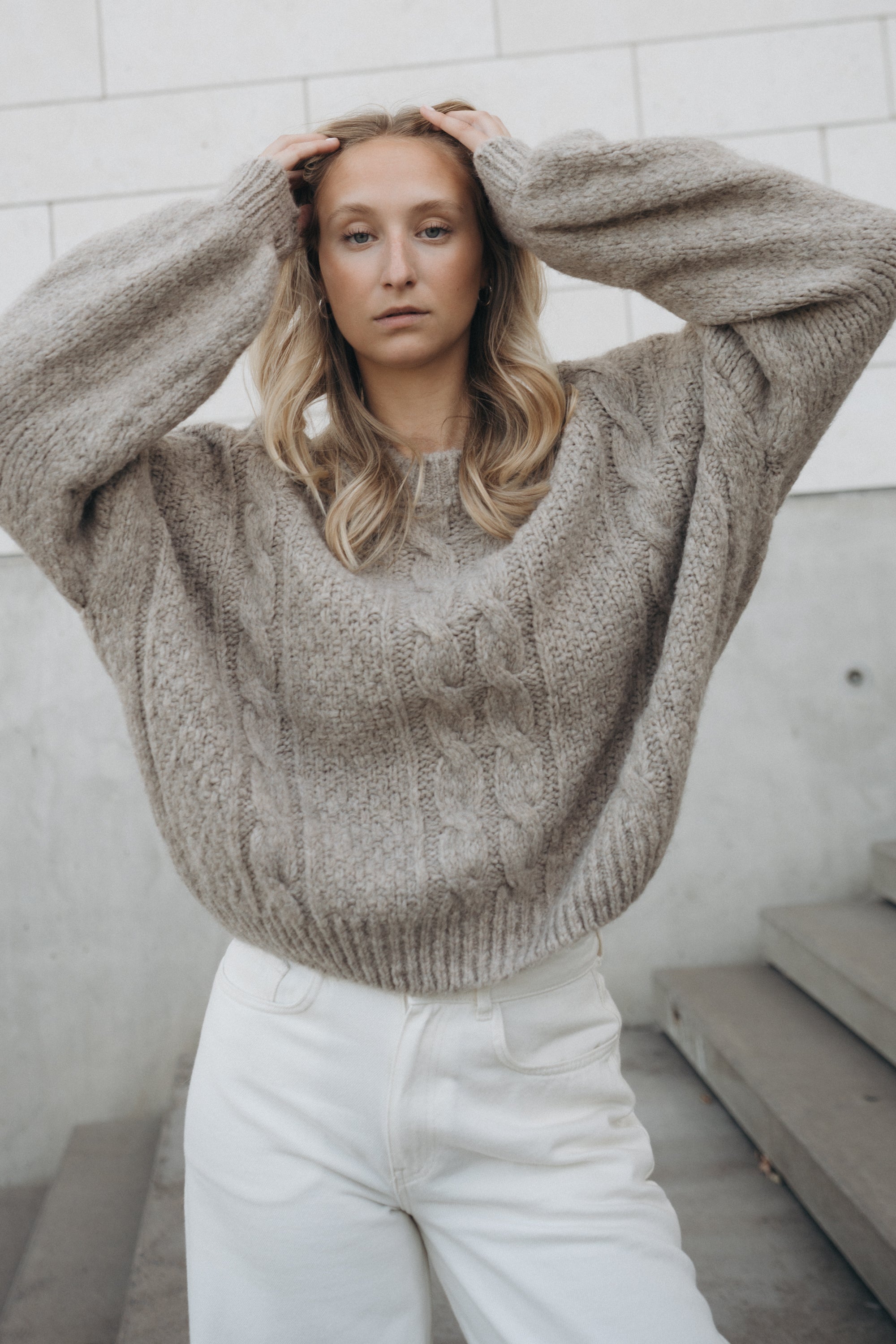 Pullover „WikaDLL“ taupe