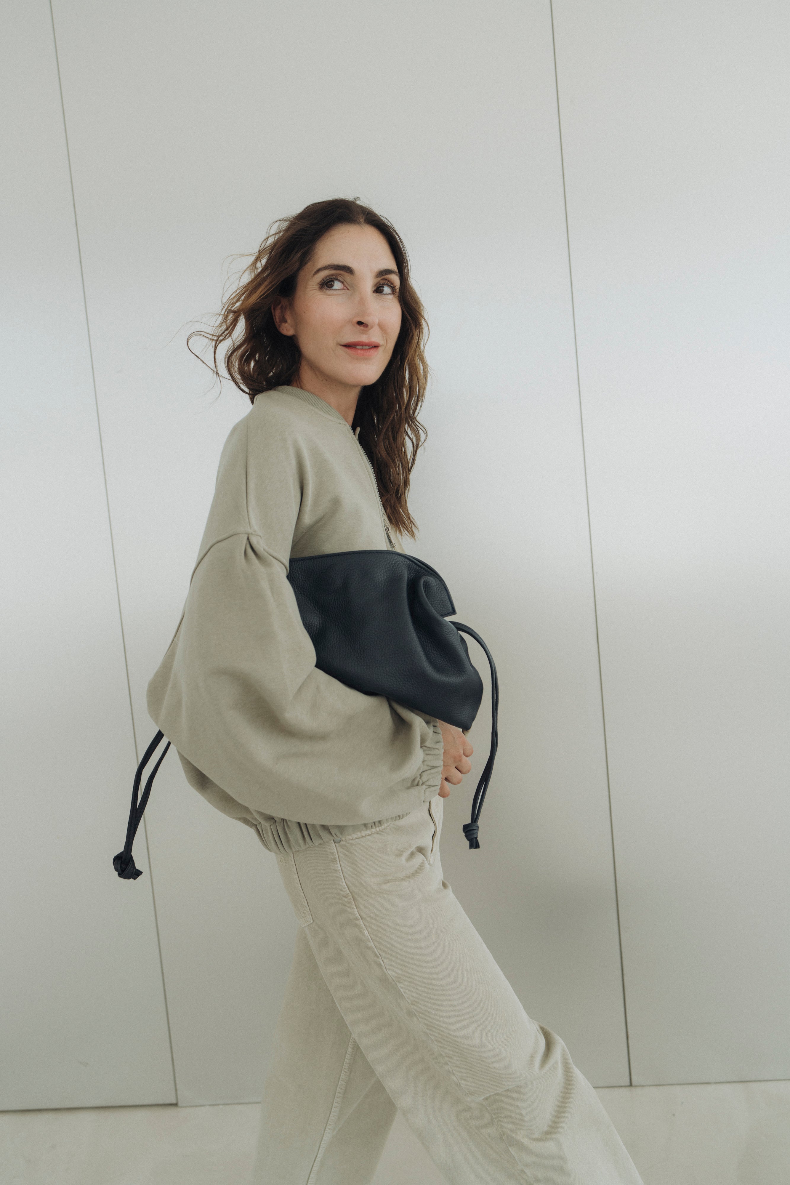 Sweat-Bomberjacke "MathildaDLL" light khaki