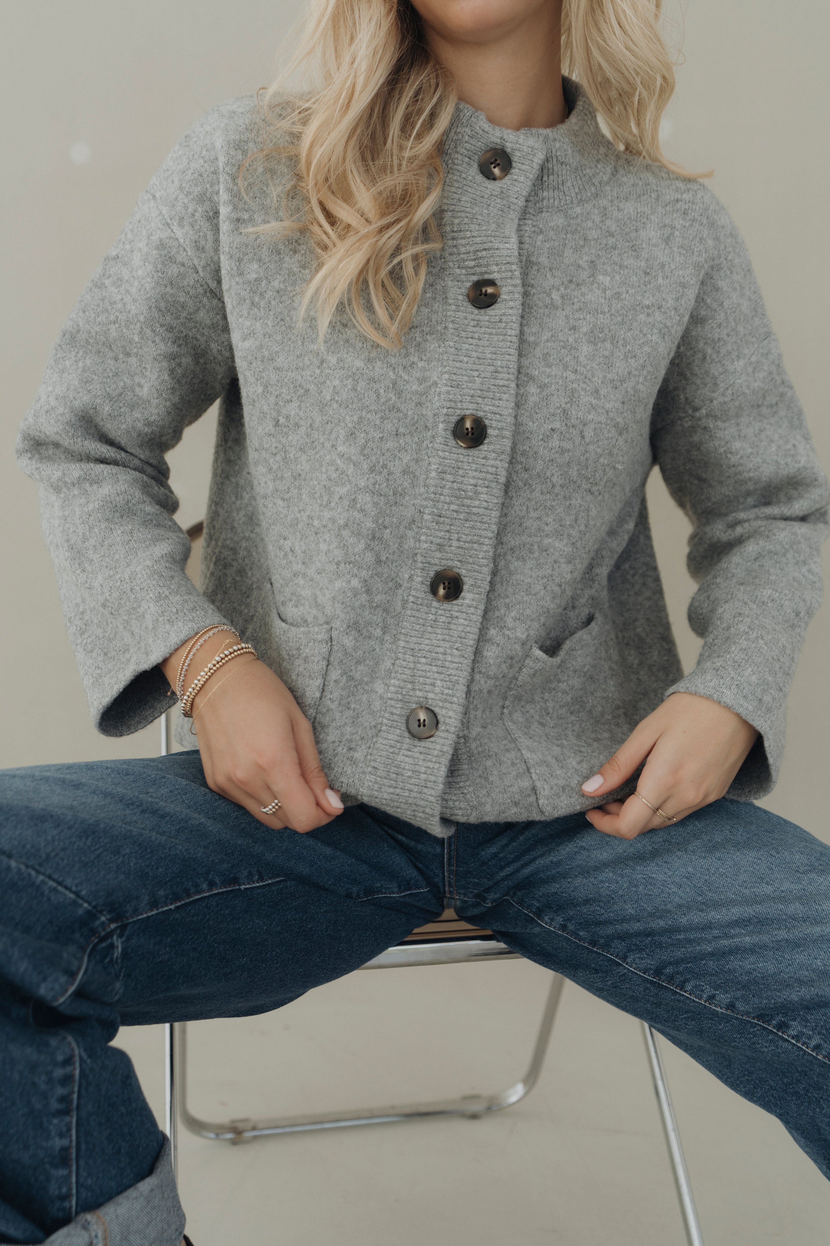 Strickjacke "MarisaDLL" grey
