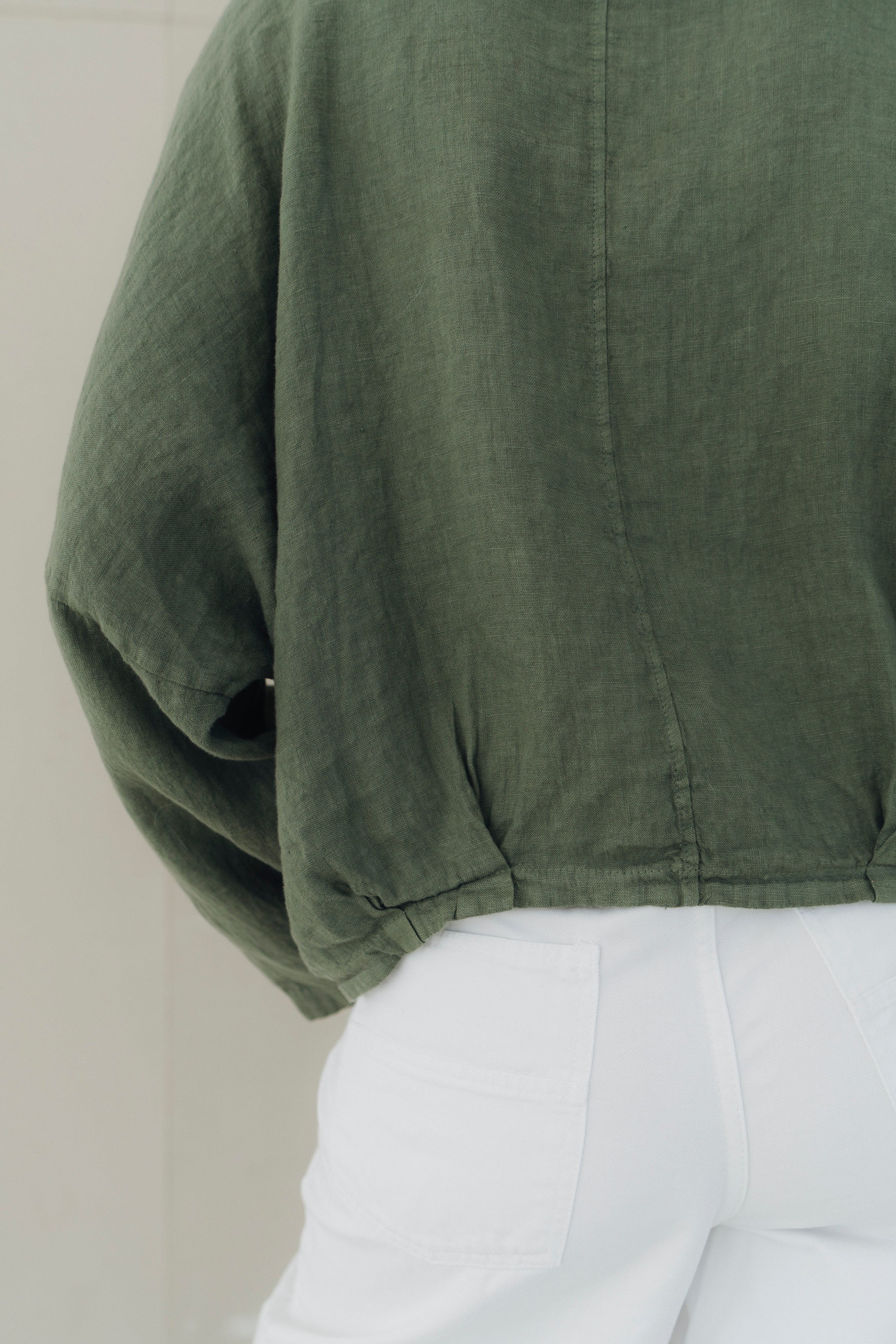 Leinenjacke "MoaDLL" khaki
