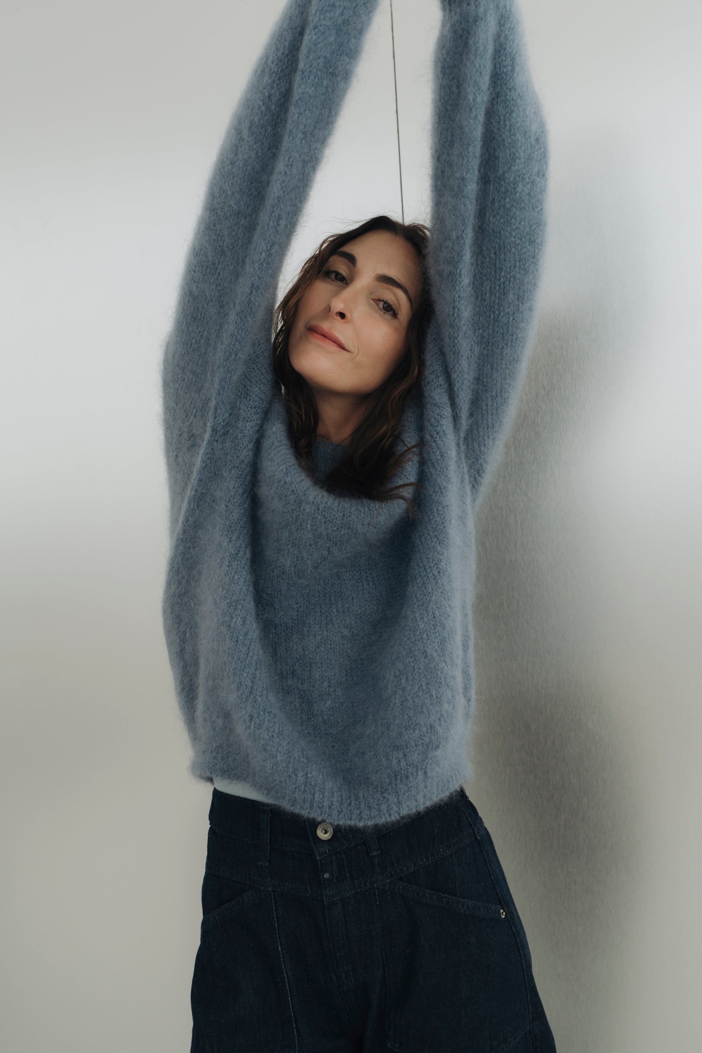 Strickpullover "SavinaDLL" petrolblue