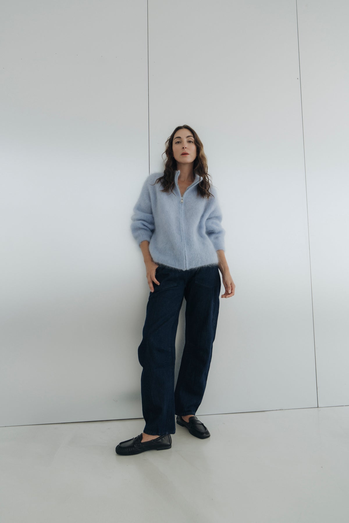 Strickjacke "MayraDLL" light blue