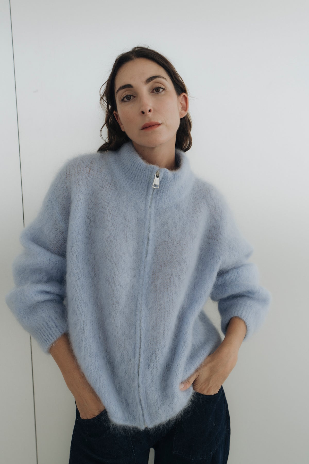 Strickjacke "MayraDLL" light blue