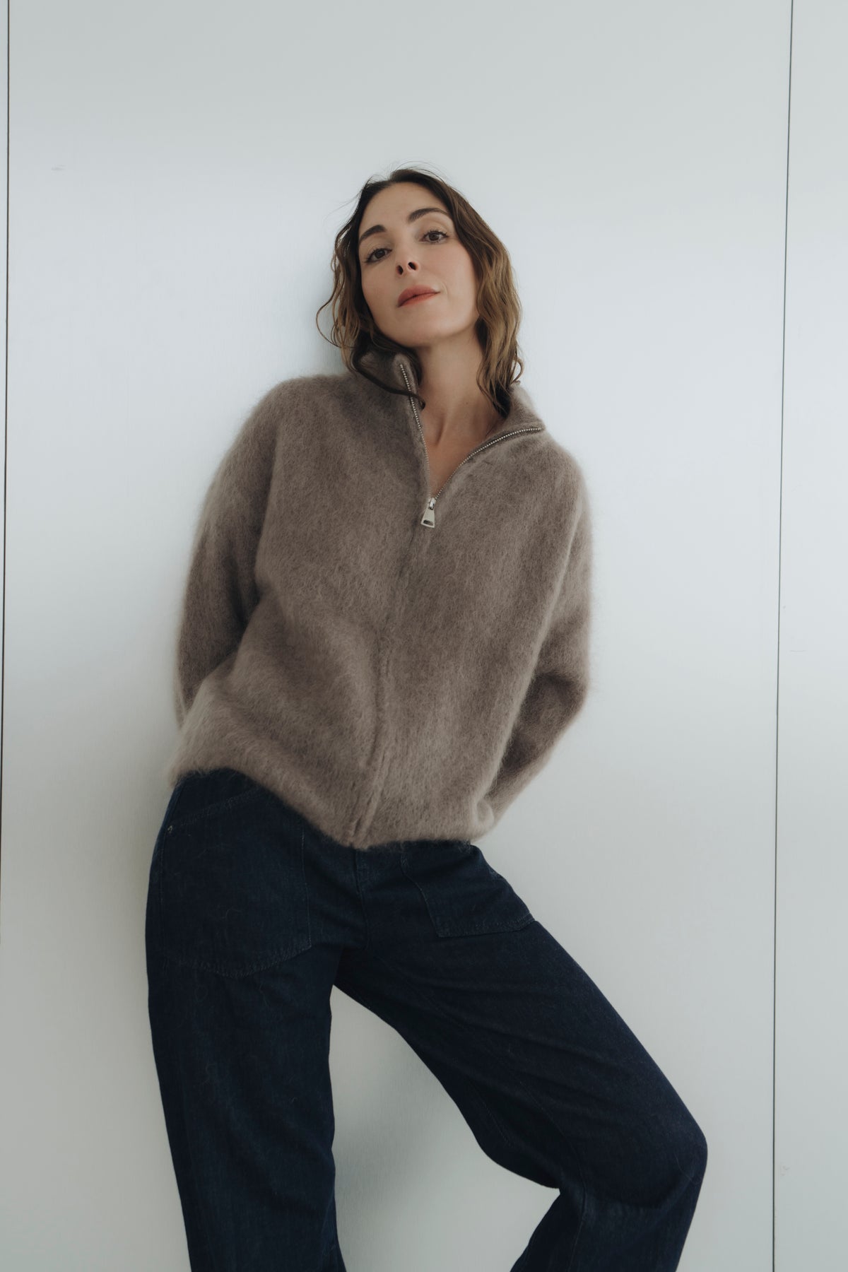 Strickjacke "MayraDLL" taupe