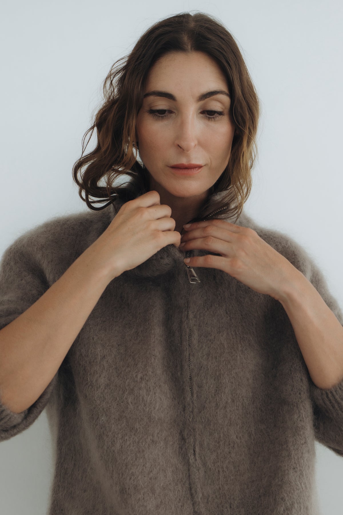 Strickjacke "MayraDLL" taupe