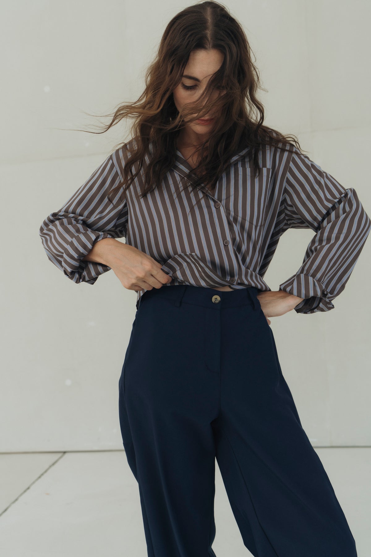 Hose "MaditaDLL" dark navy