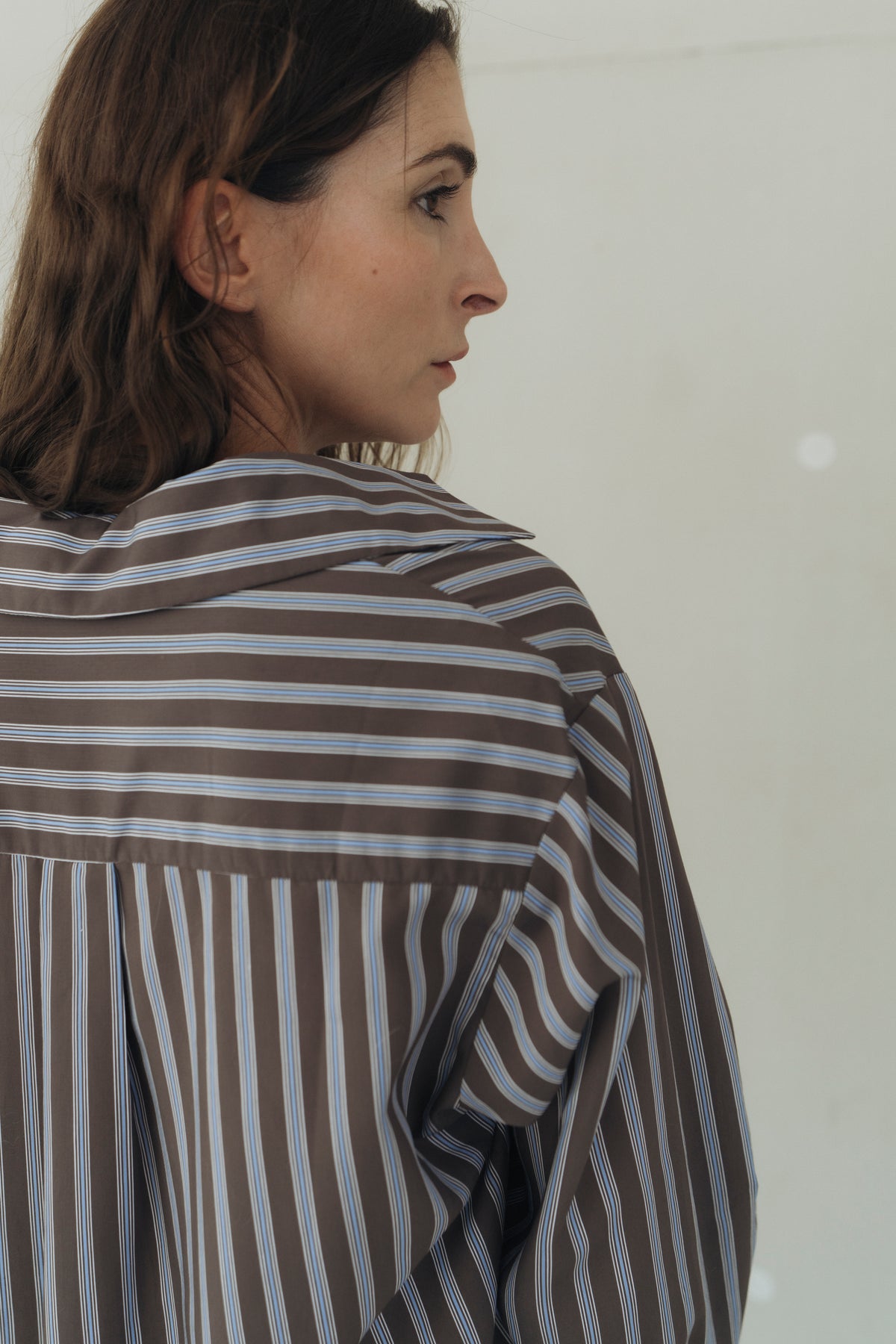 Bluse "MaxineDLL" brown/blue
