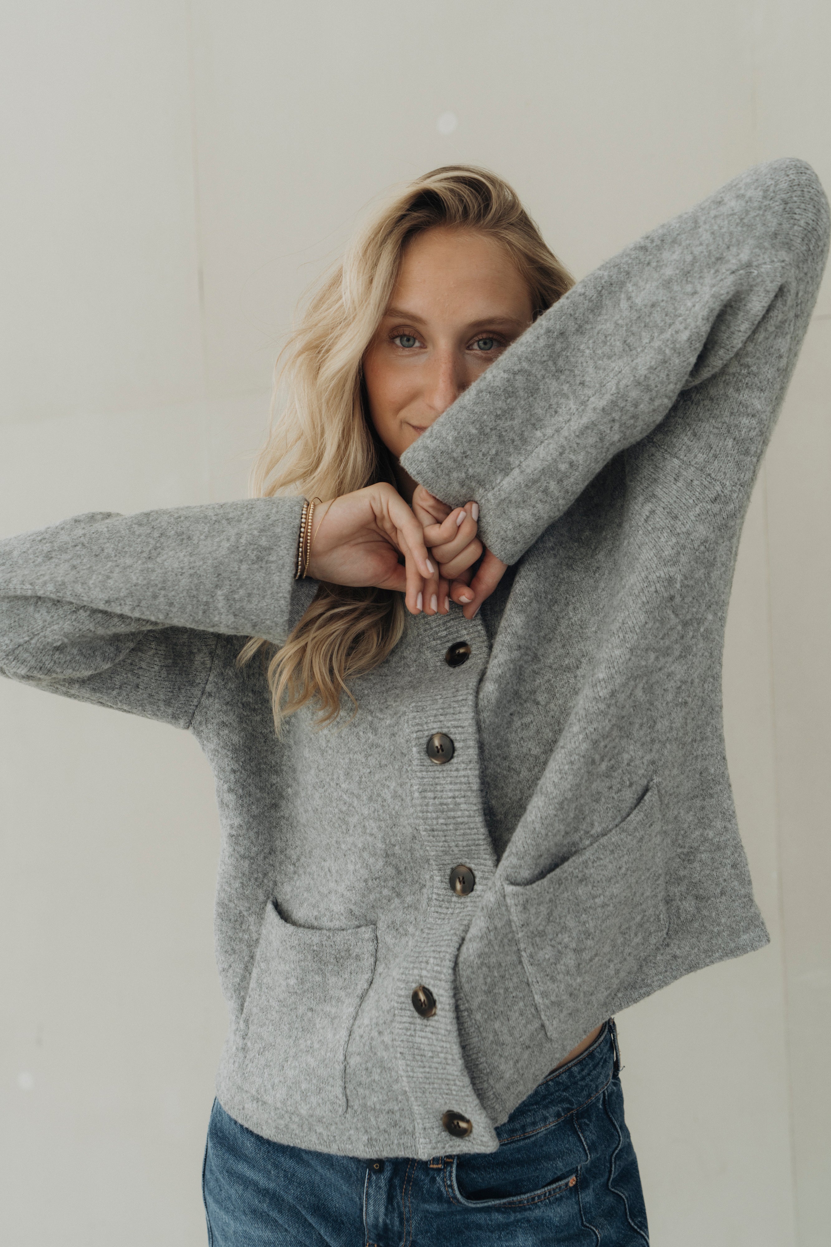 Strickjacke "MarisaDLL" grey