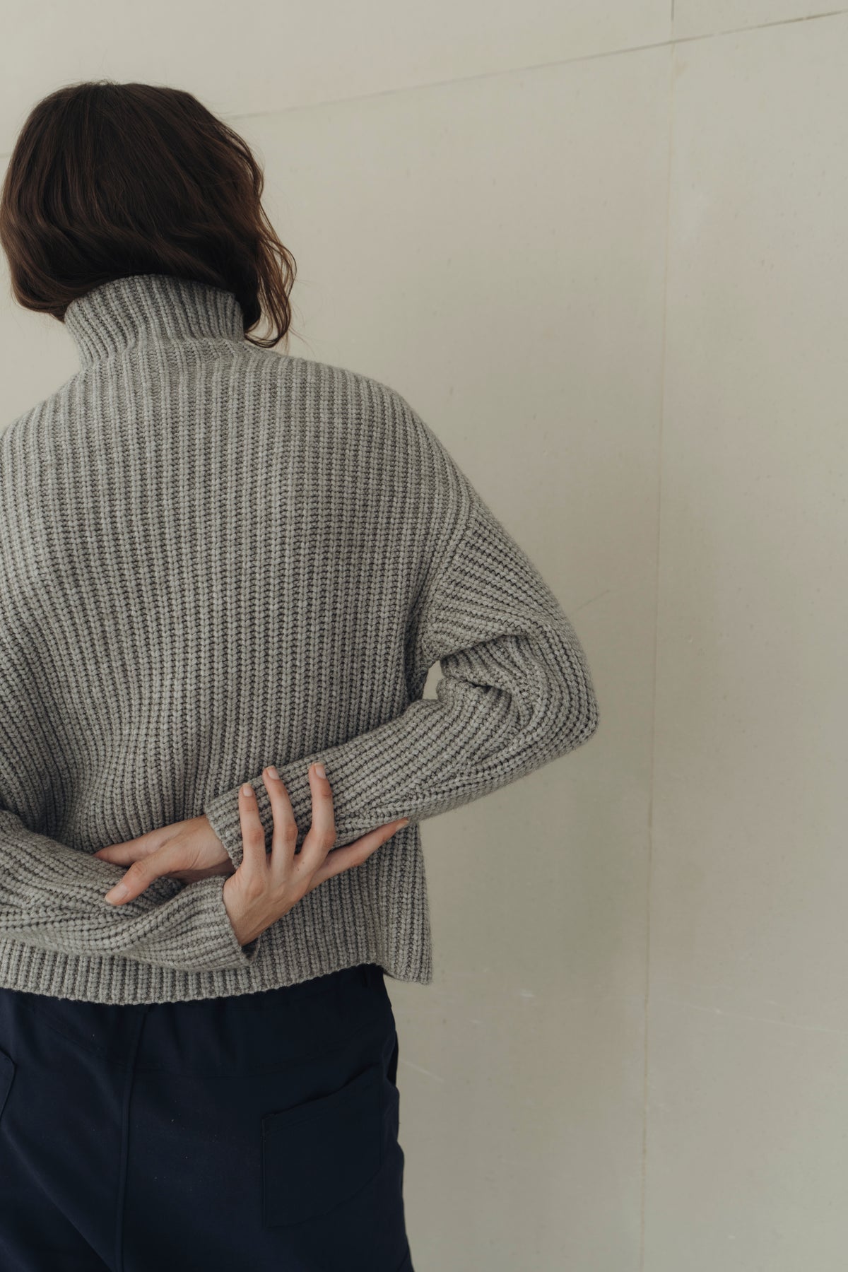 Grobstrickpullover "ElliDLL" taupe grey