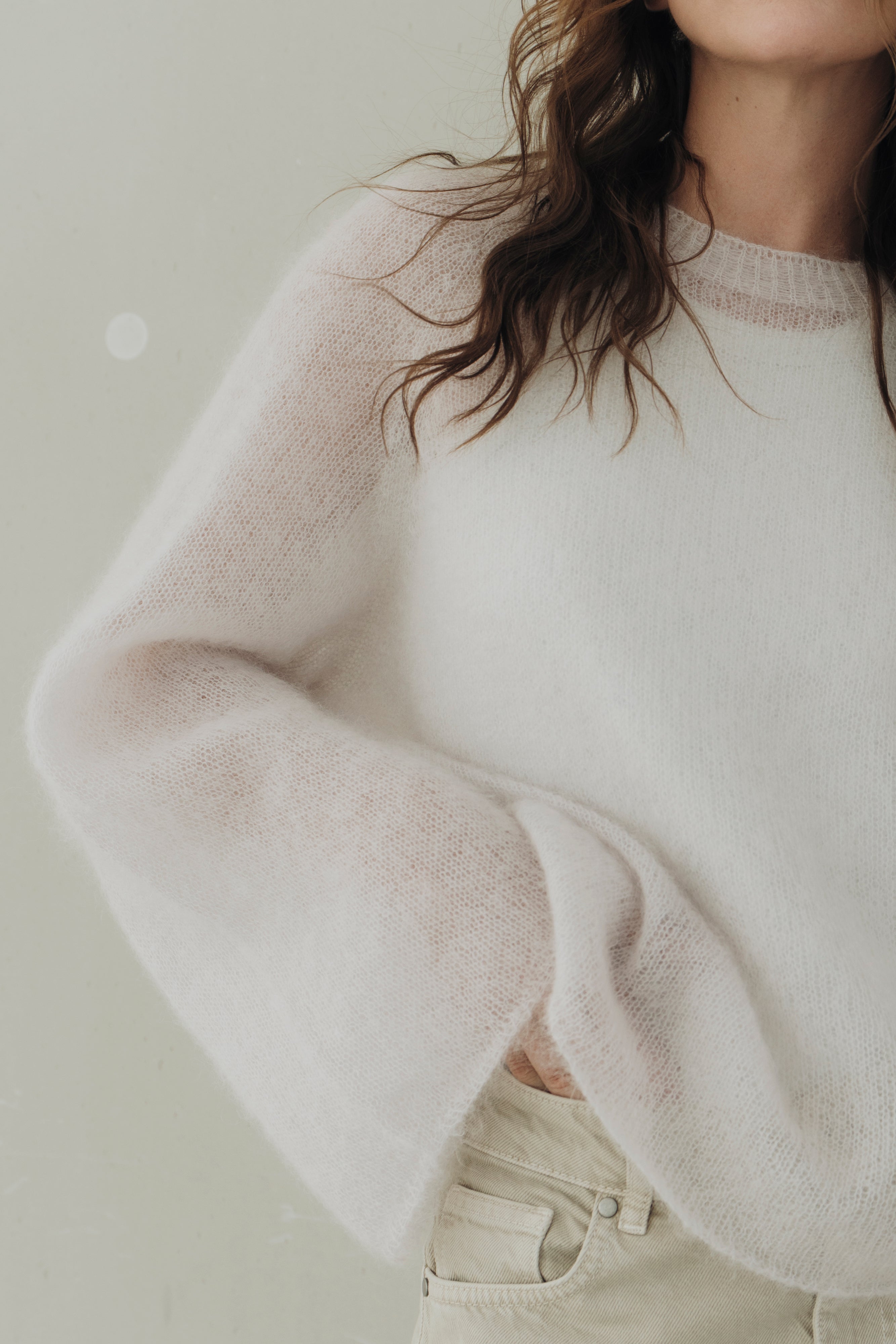 Pullover "SumiDLL" light stone