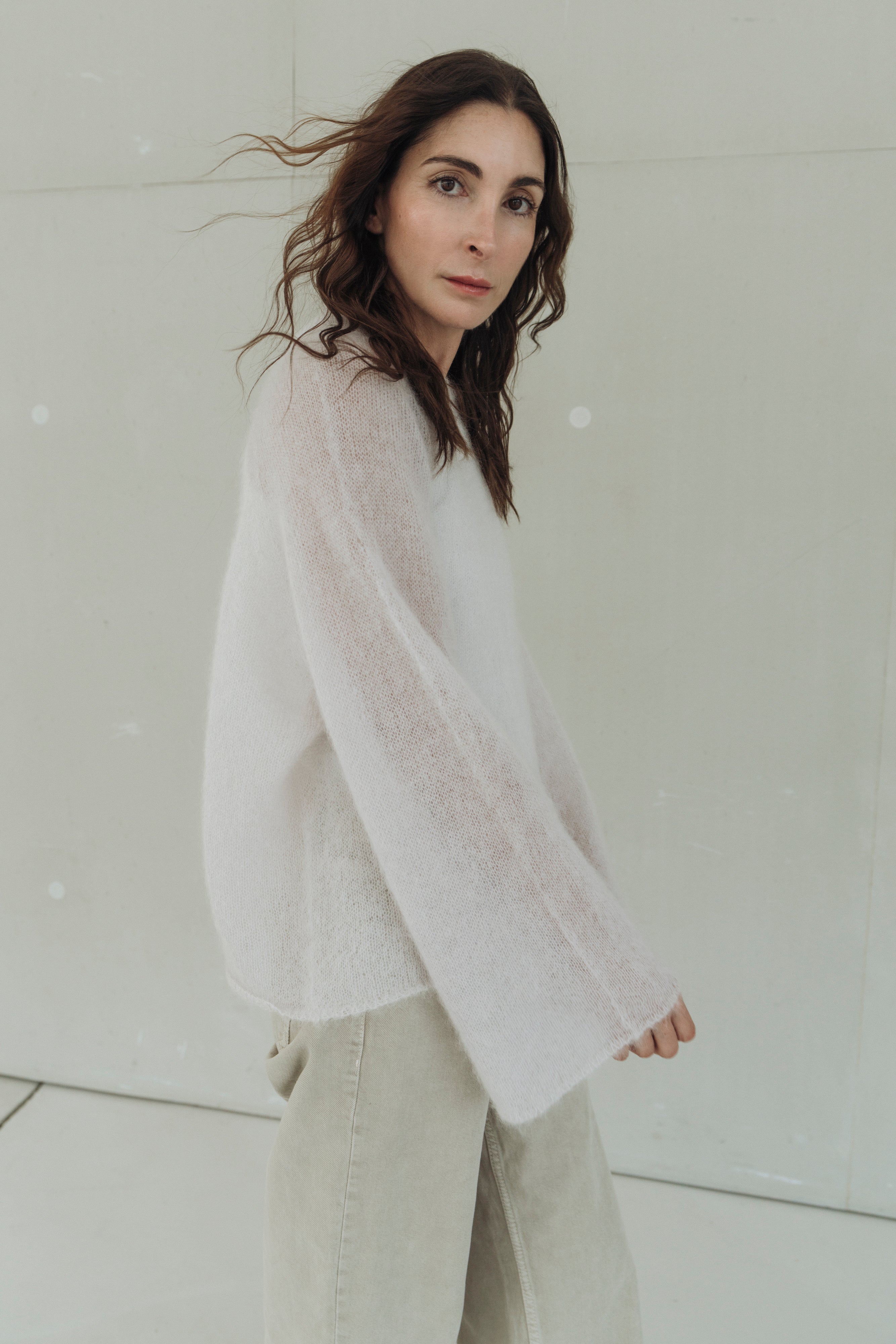 Pullover "SumiDLL" light stone