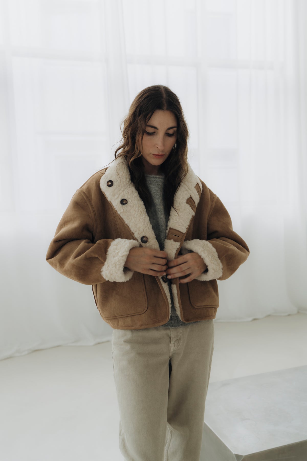 Jacke "MilanaDLL" camel