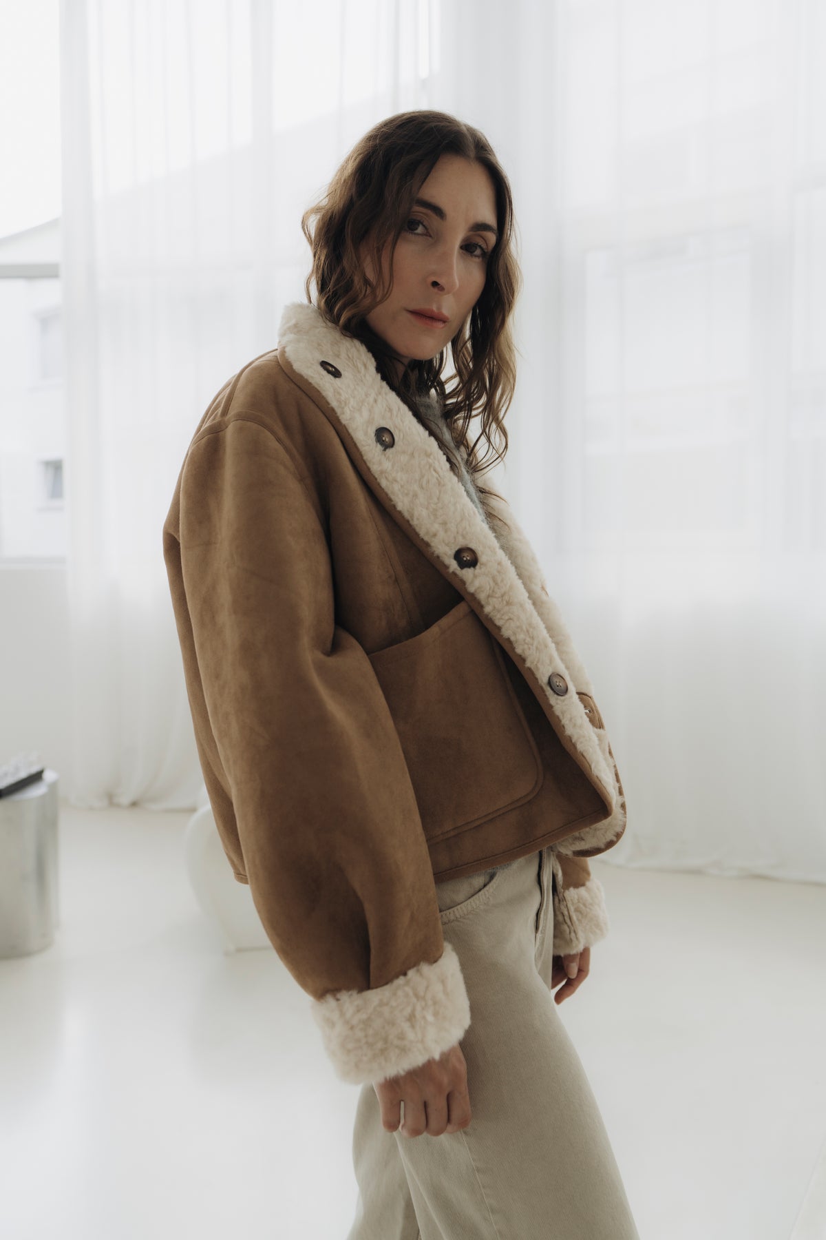 Jacke "MilanaDLL" camel