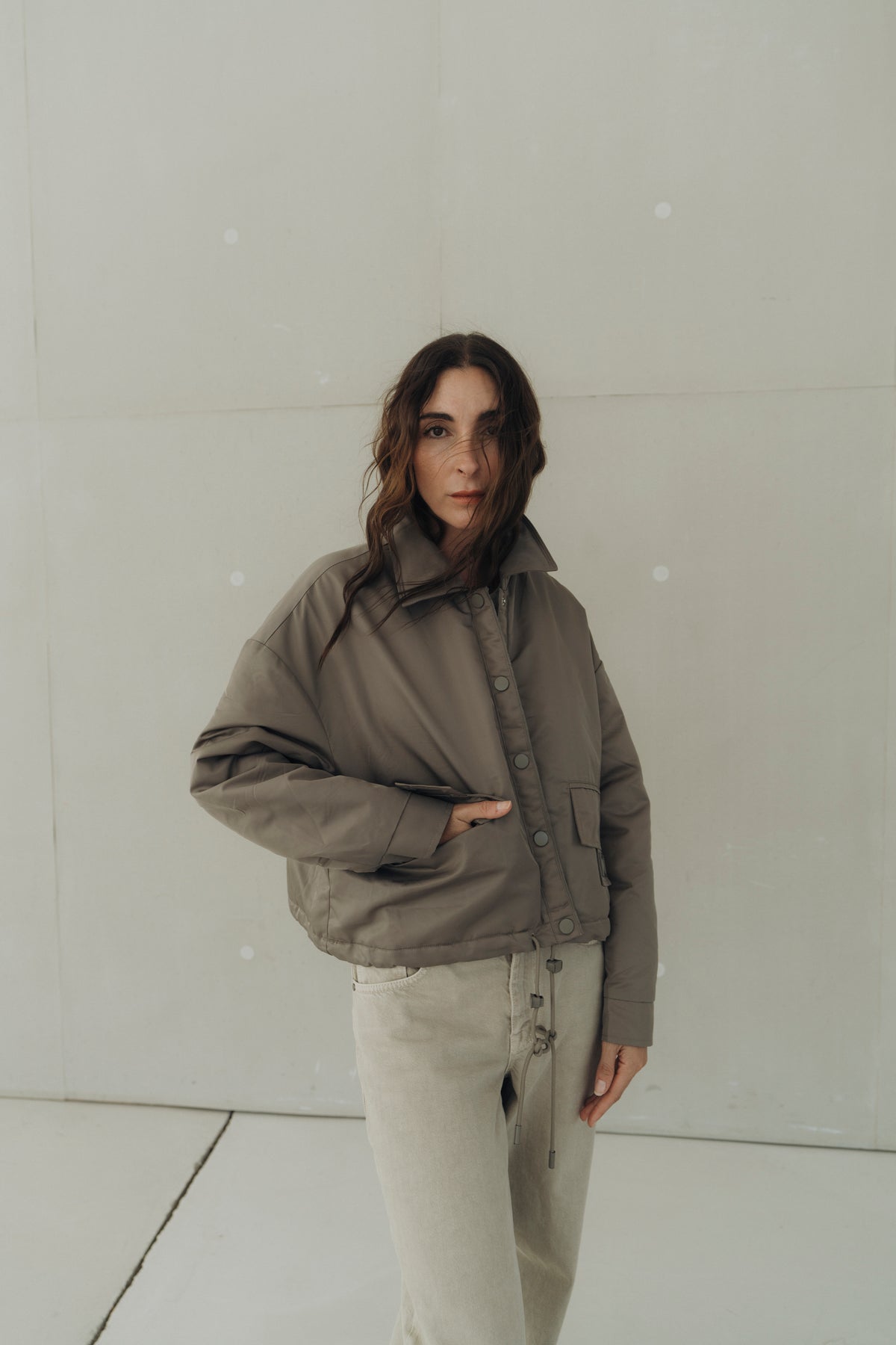 Jacke "NaneDLL" taupe