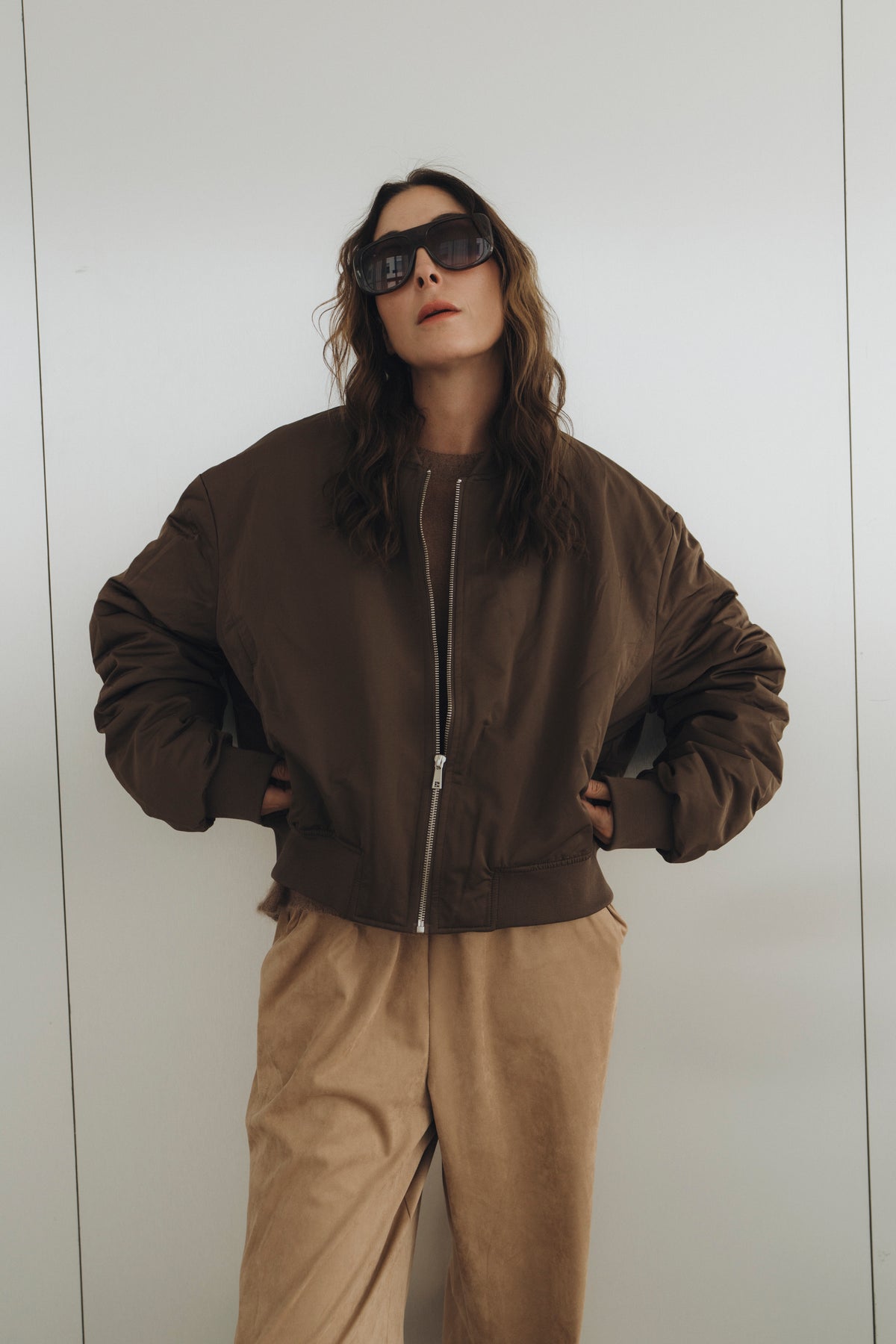Bomberjacke "MerleDLL" brown