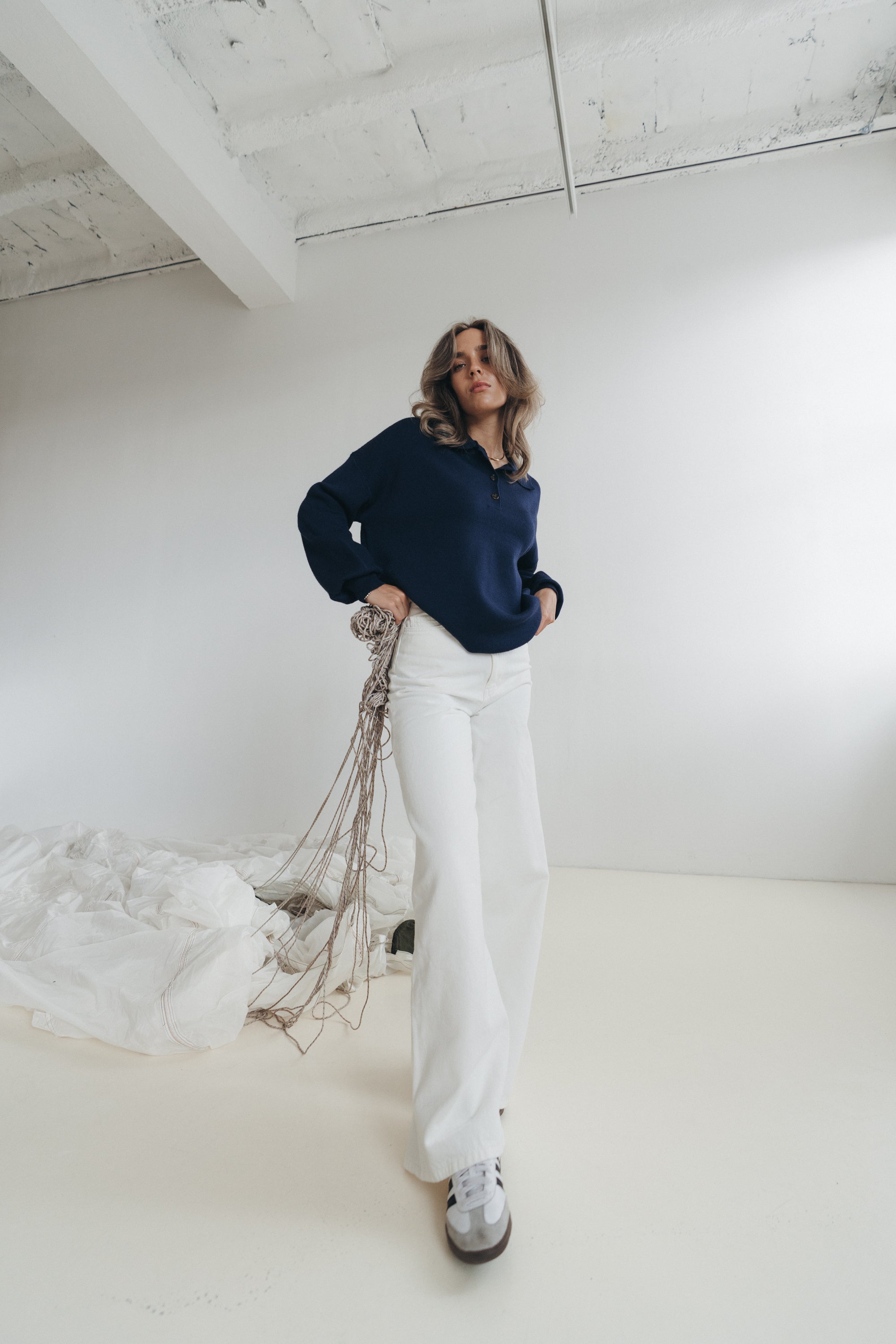 Polo-Pullover "TirilDLL" navy