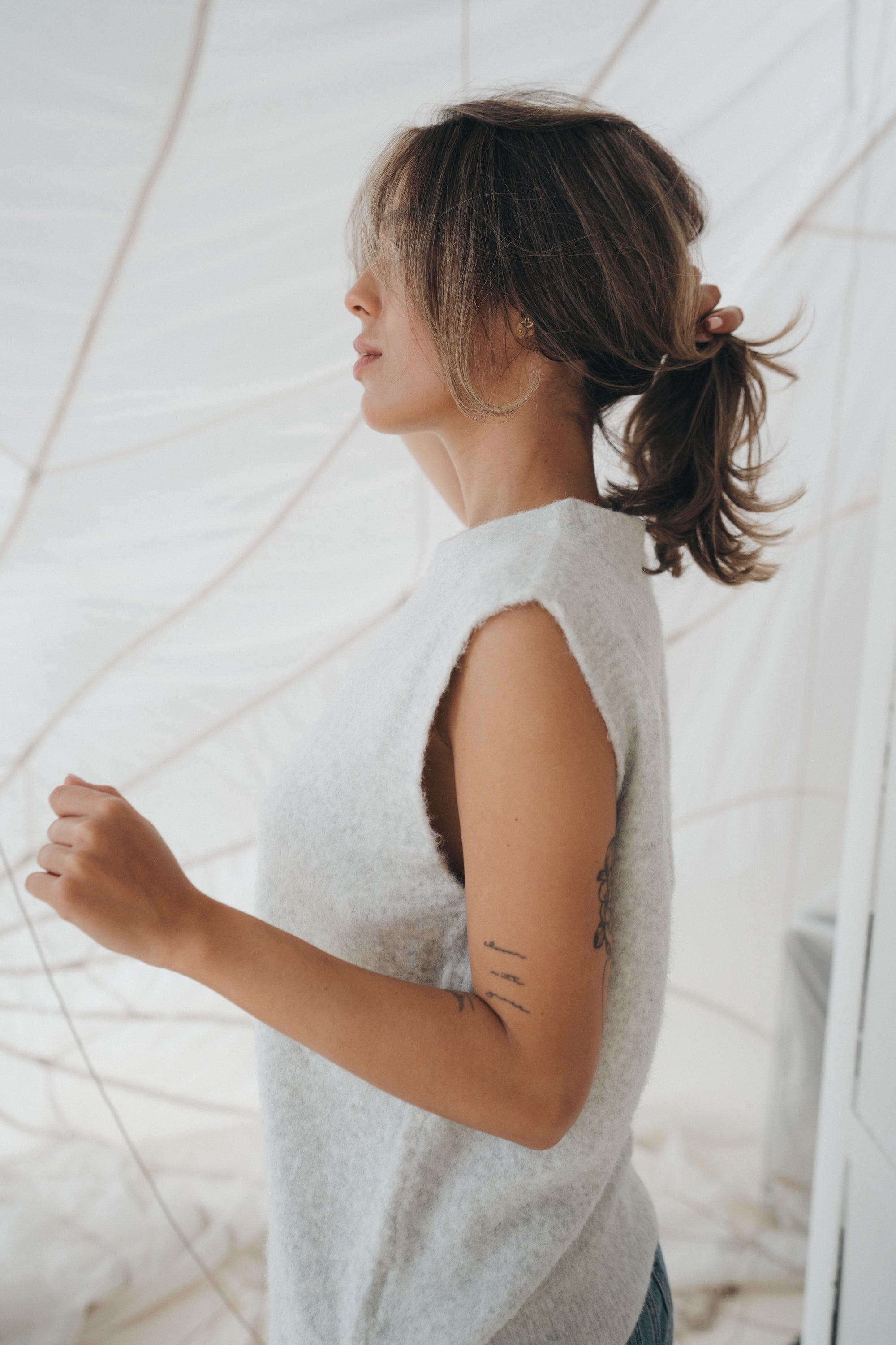 Pullunder "NellaDLL" light grey