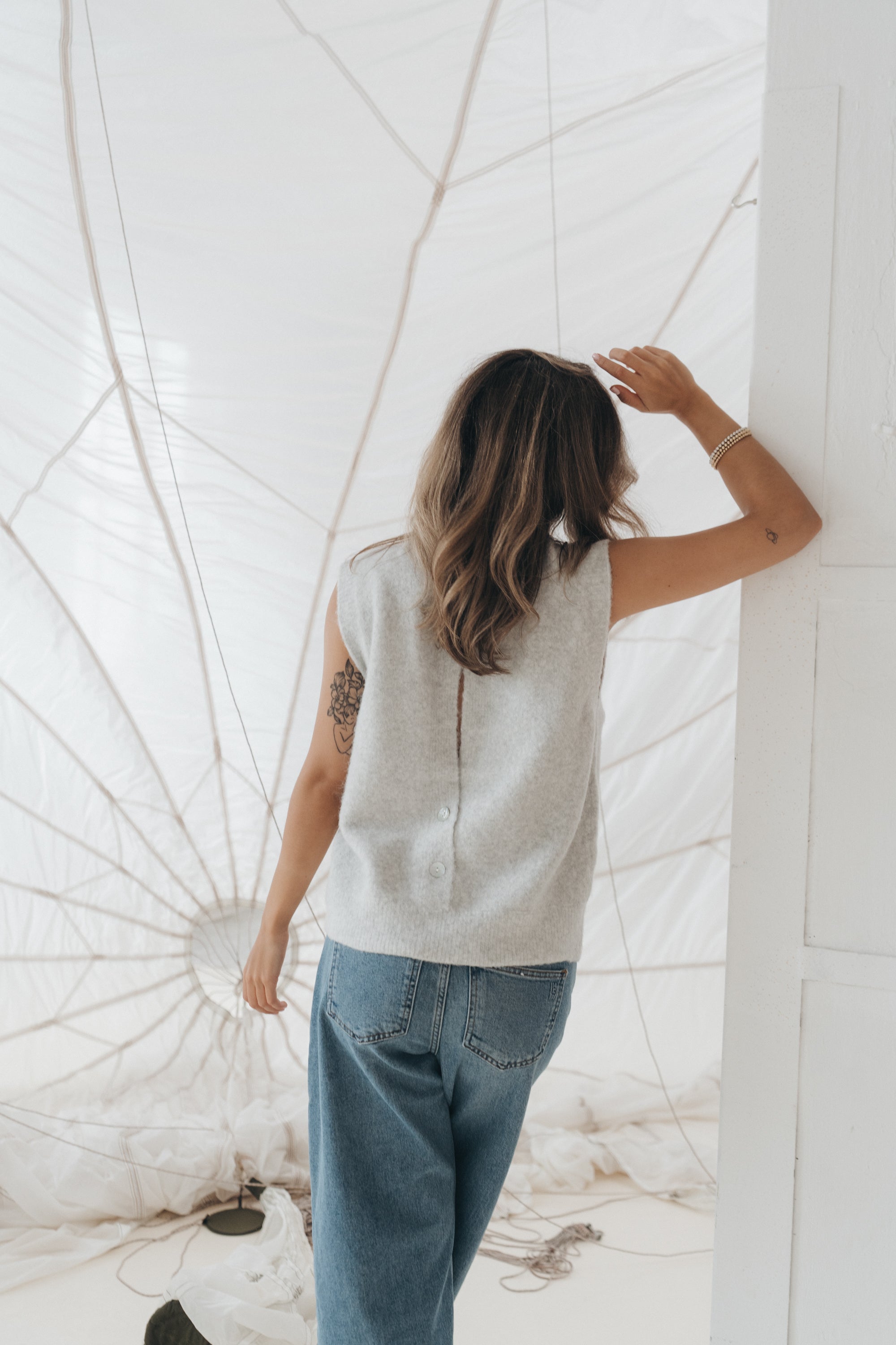 Pullunder "NellaDLL" light grey