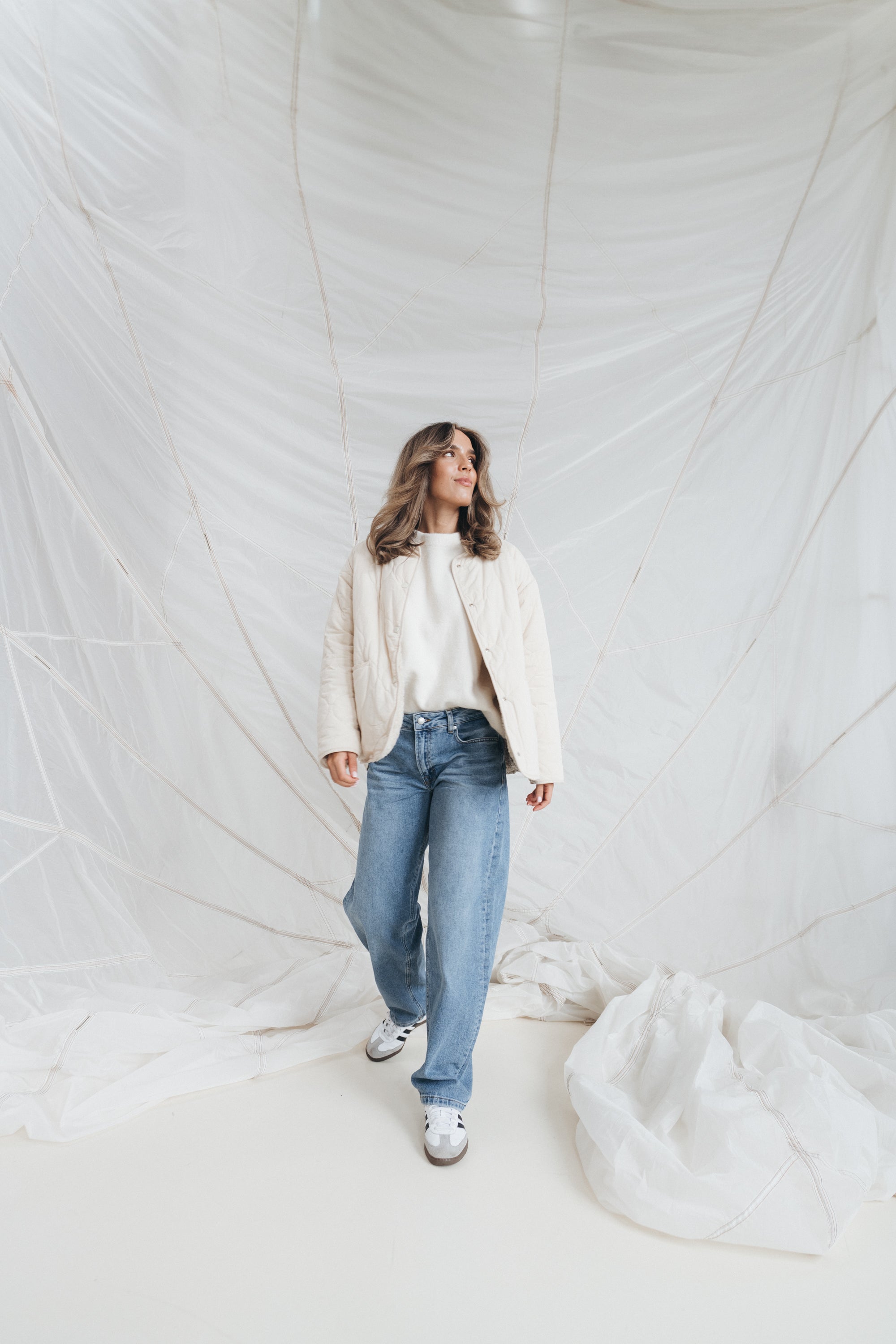 Teddy-Wendejacke "AmeliaDLL" light sand