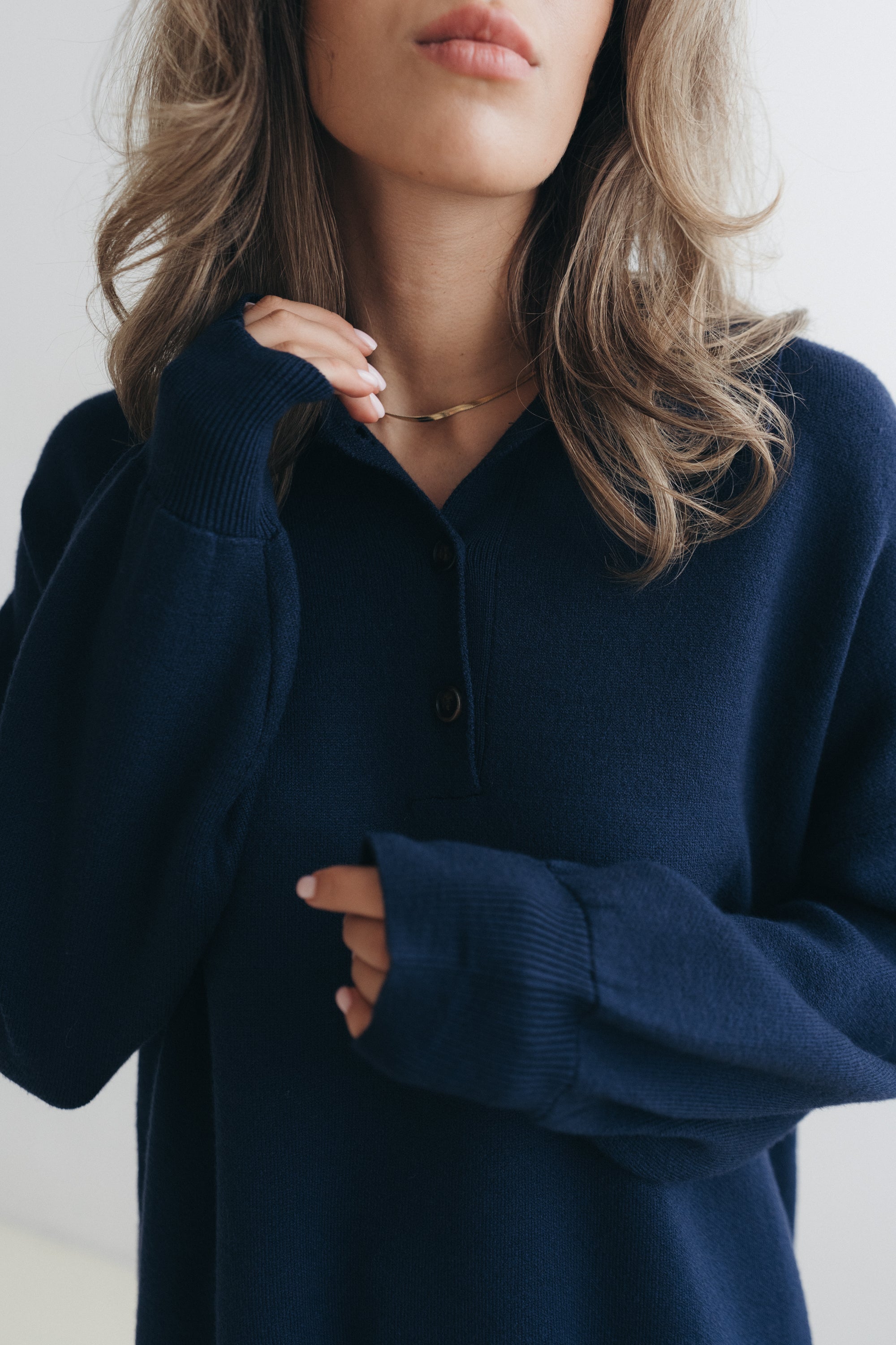 Polo-Pullover "TirilDLL" navy