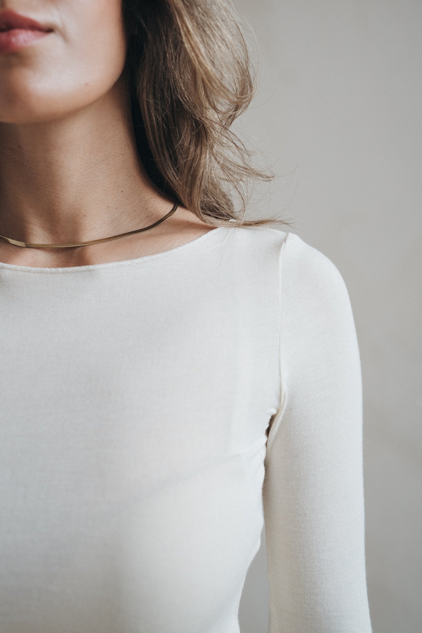 Longsleeve "JonnaDLL" - cream - Dein Lieblingsladen Concept