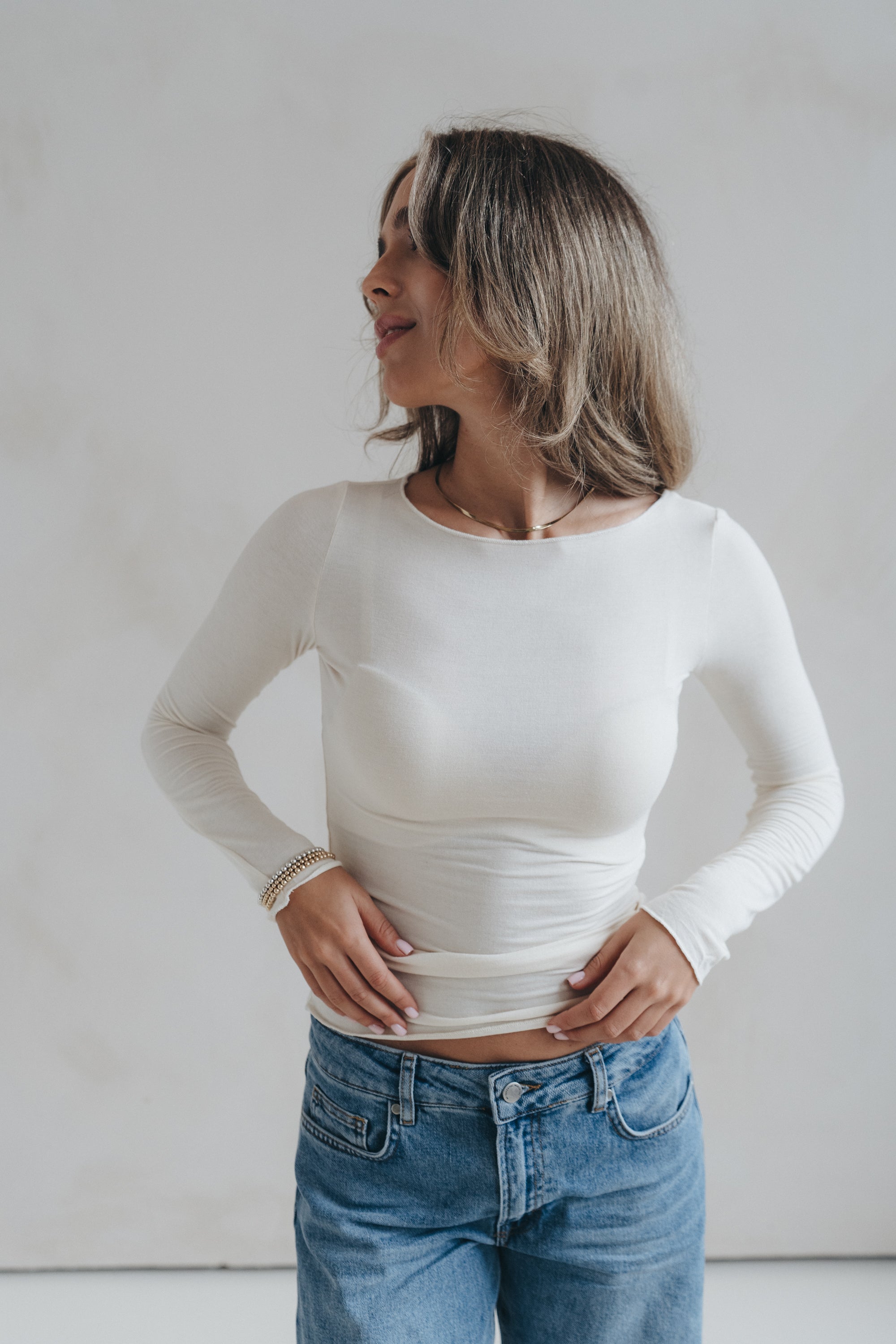 Longsleeve "JonnaDLL"-cream