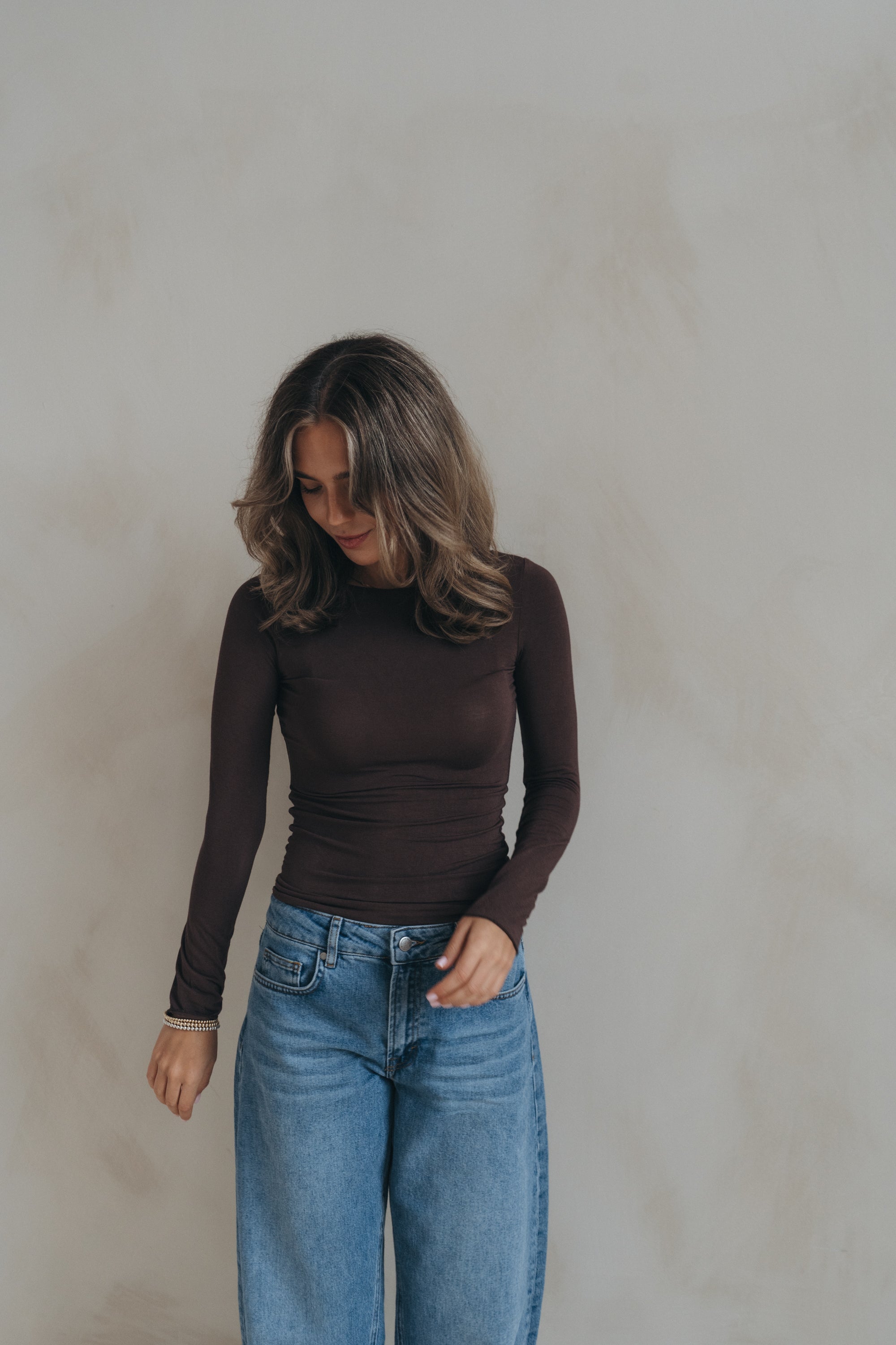 Longsleeve "JonnaDLL"-chocolate