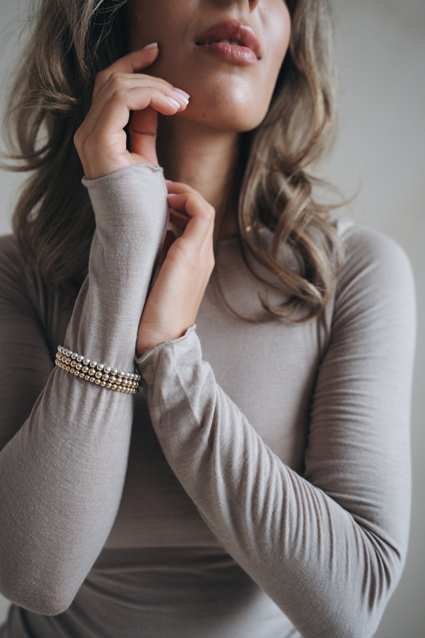 Longsleeve "JonnaDLL" - taupe - Dein Lieblingsladen Concept