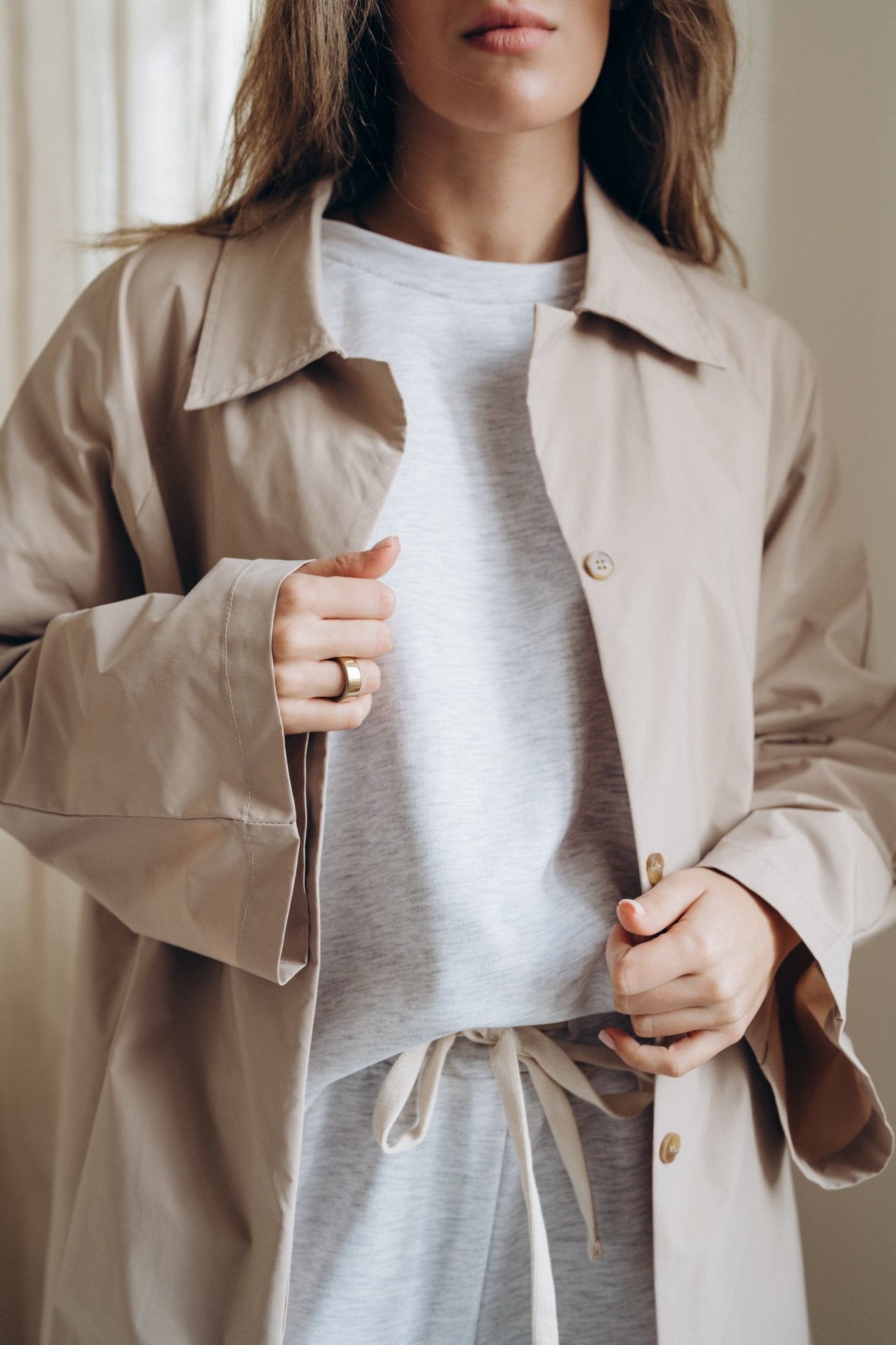 Trenchcoat "SanyaDLL" beige - Dein Lieblingsladen Concept