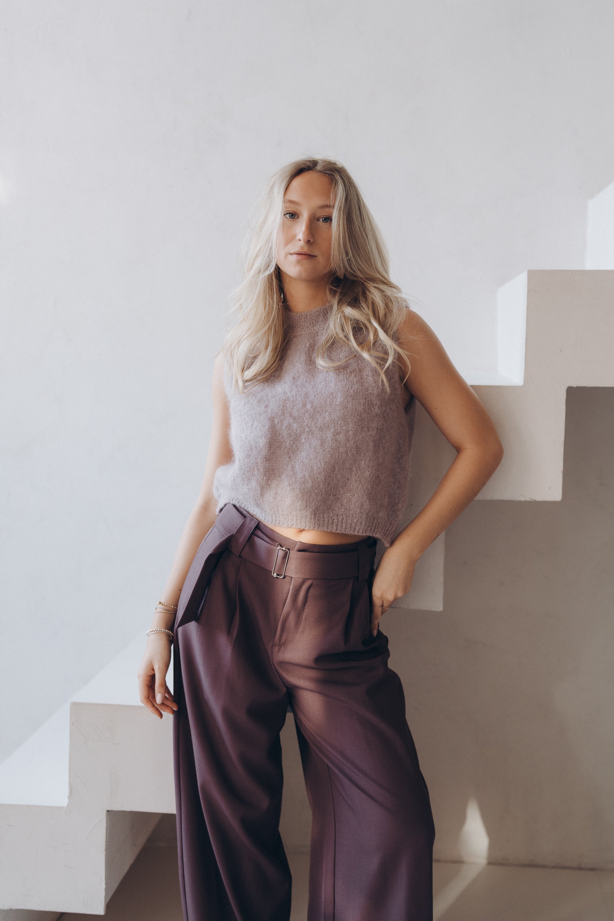 Short Pullunder "SoleaDLL" soft plum