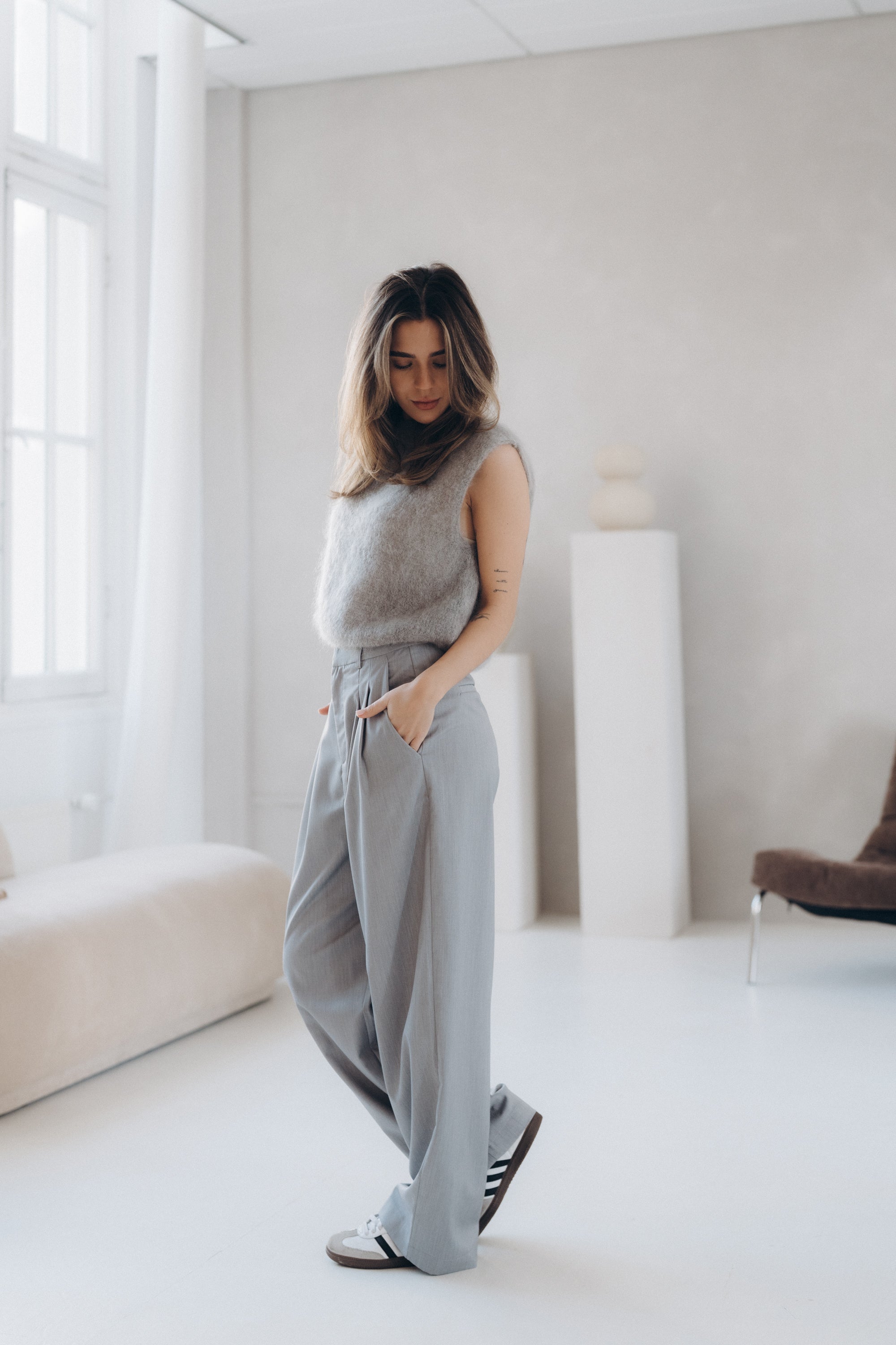 Short Pullunder "SoleaDLL" grey