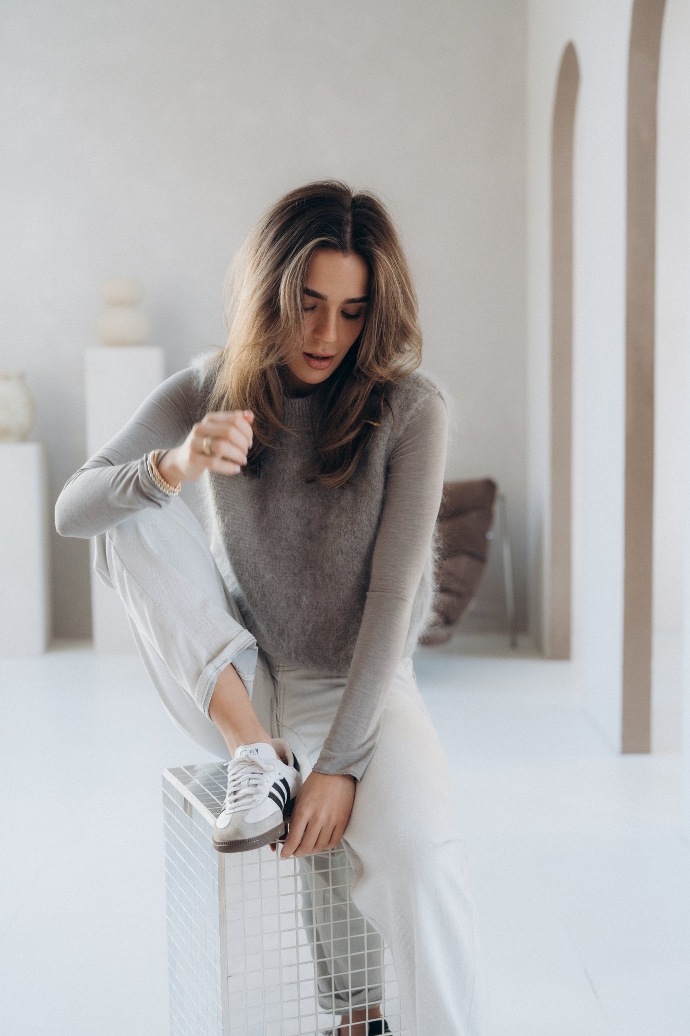 Short Pullunder "SoleaDLL" grey - Dein Lieblingsladen Concept