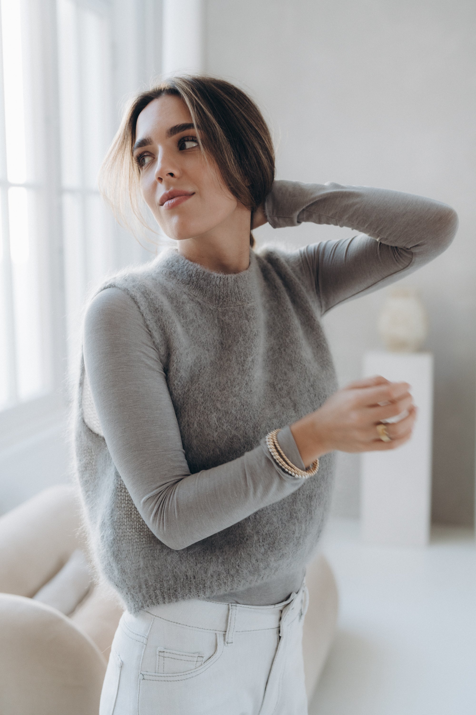 Short Pullunder "SoleaDLL" grey