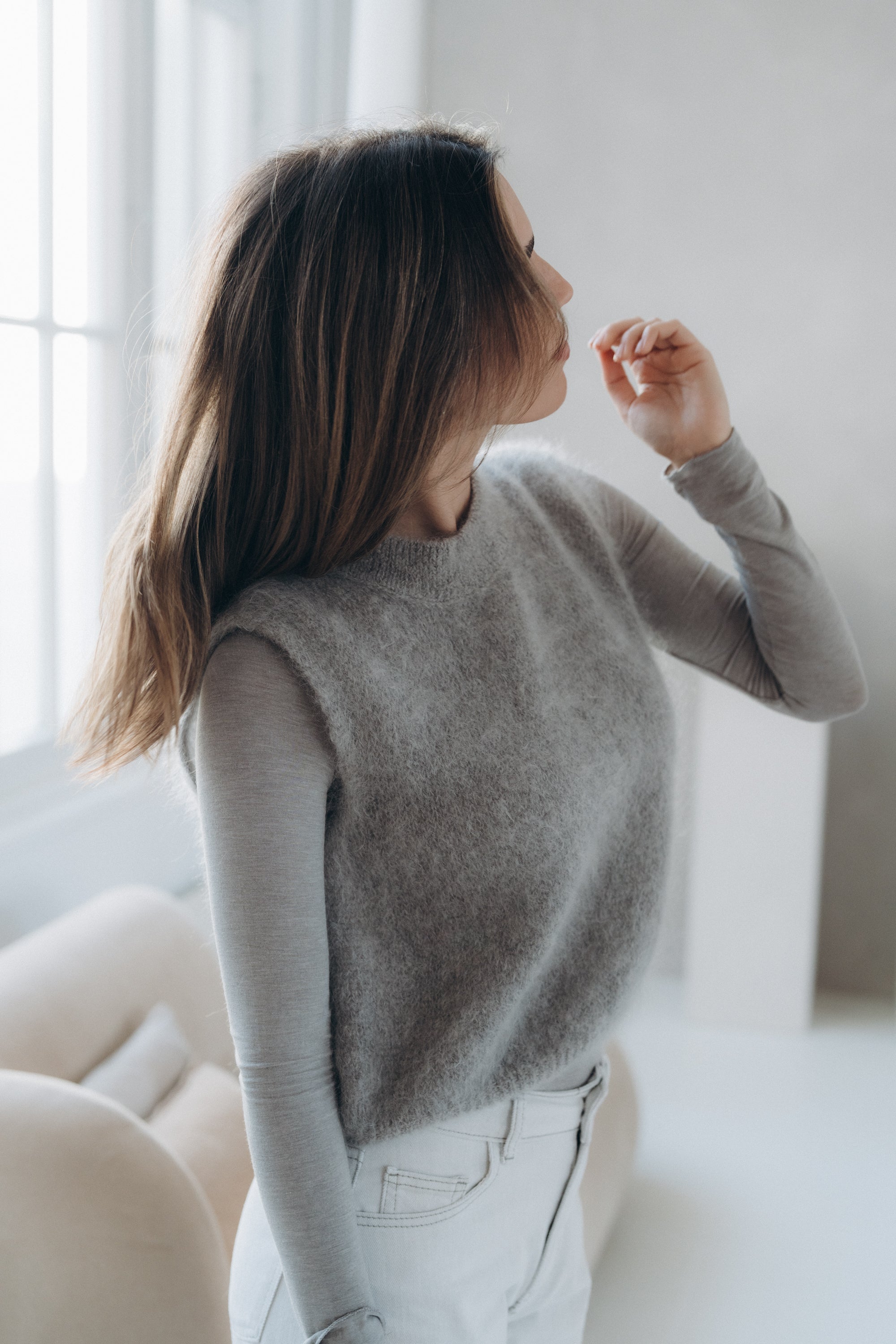 Short Pullunder "SoleaDLL" grey