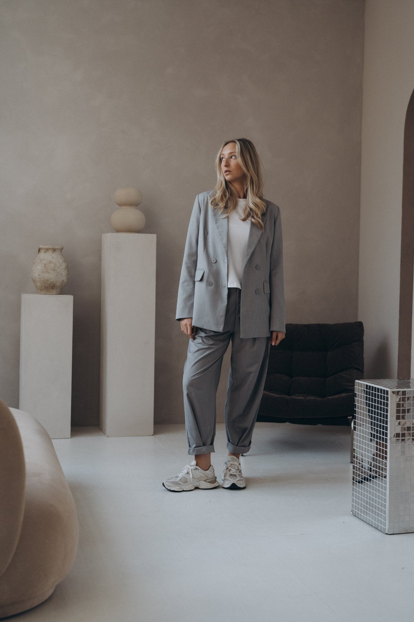 Hose "PiaDLL" light grey - Dein Lieblingsladen Concept