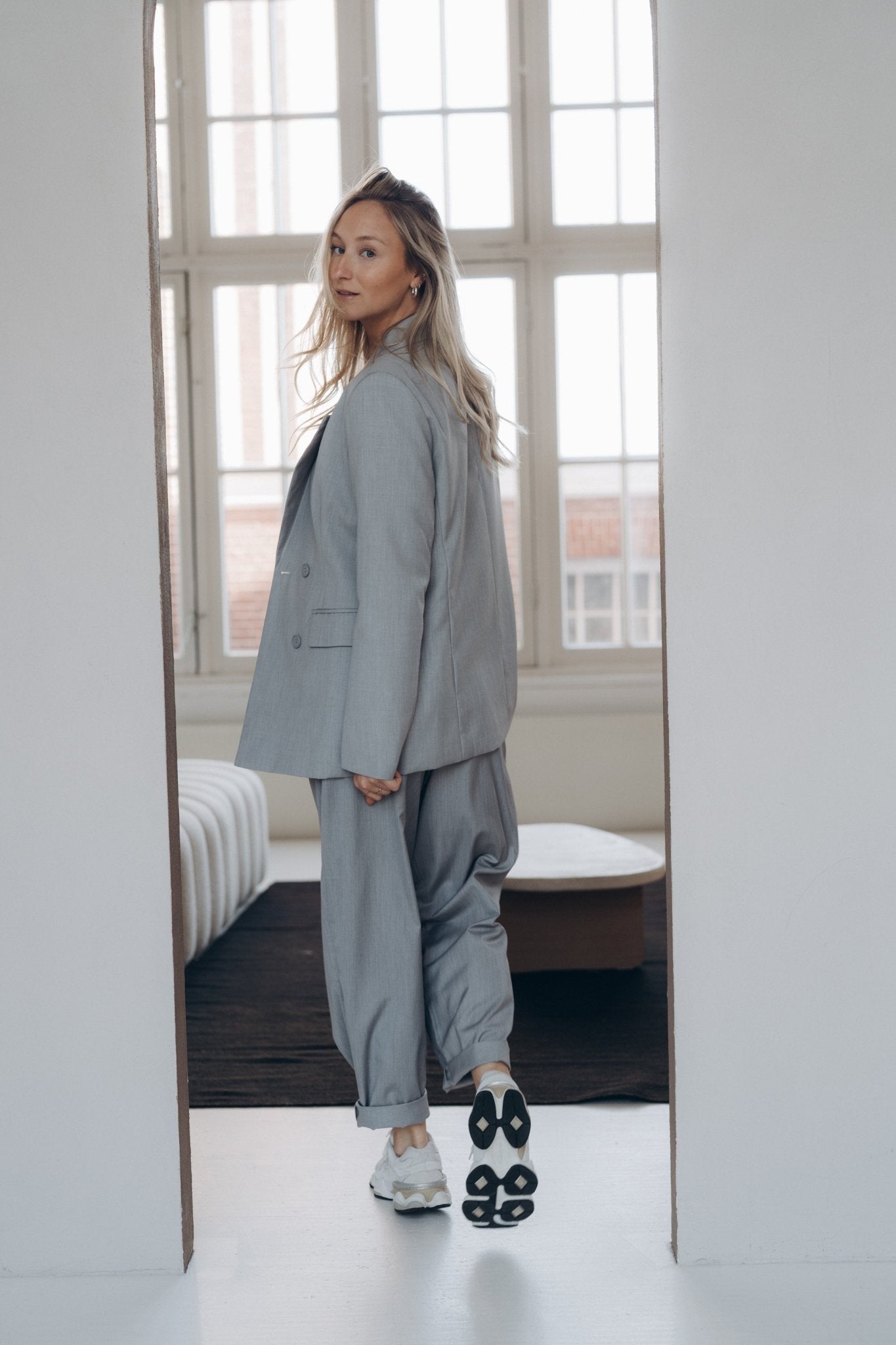 Blazer „CarolineDLL“ light grey - Dein Lieblingsladen Concept