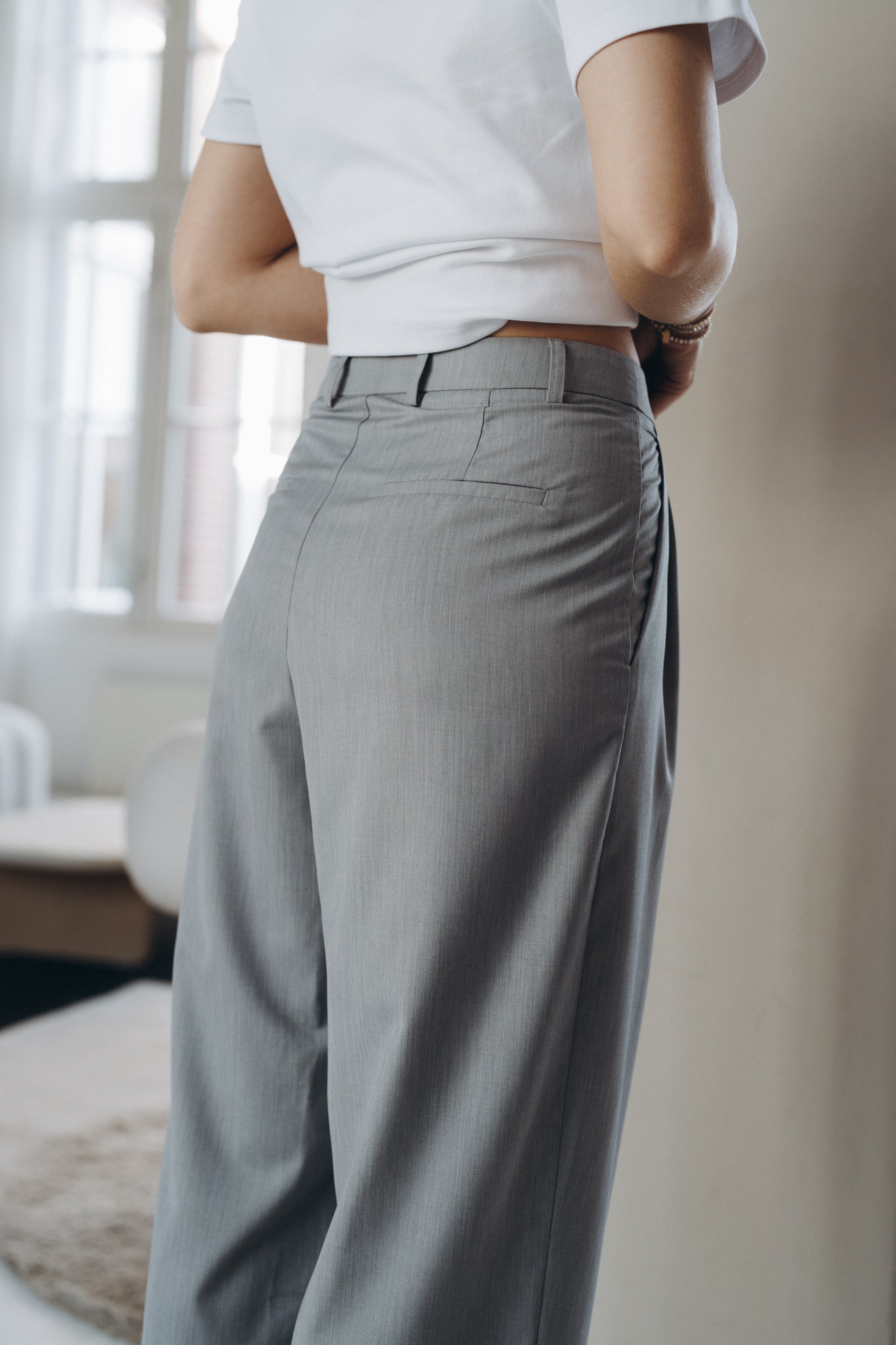 Hose "PiaDLL" light grey