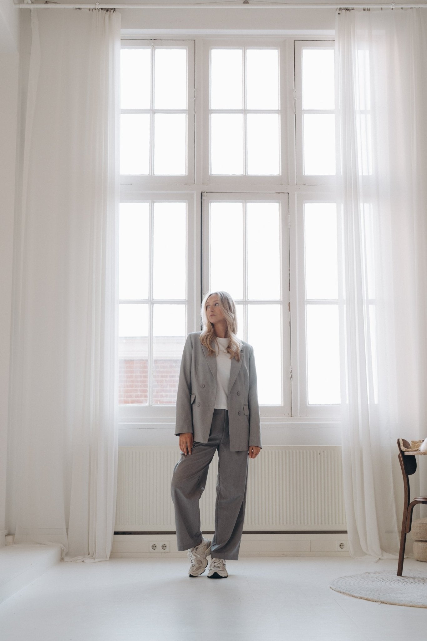 Hose "PiaDLL" light grey - Dein Lieblingsladen Concept